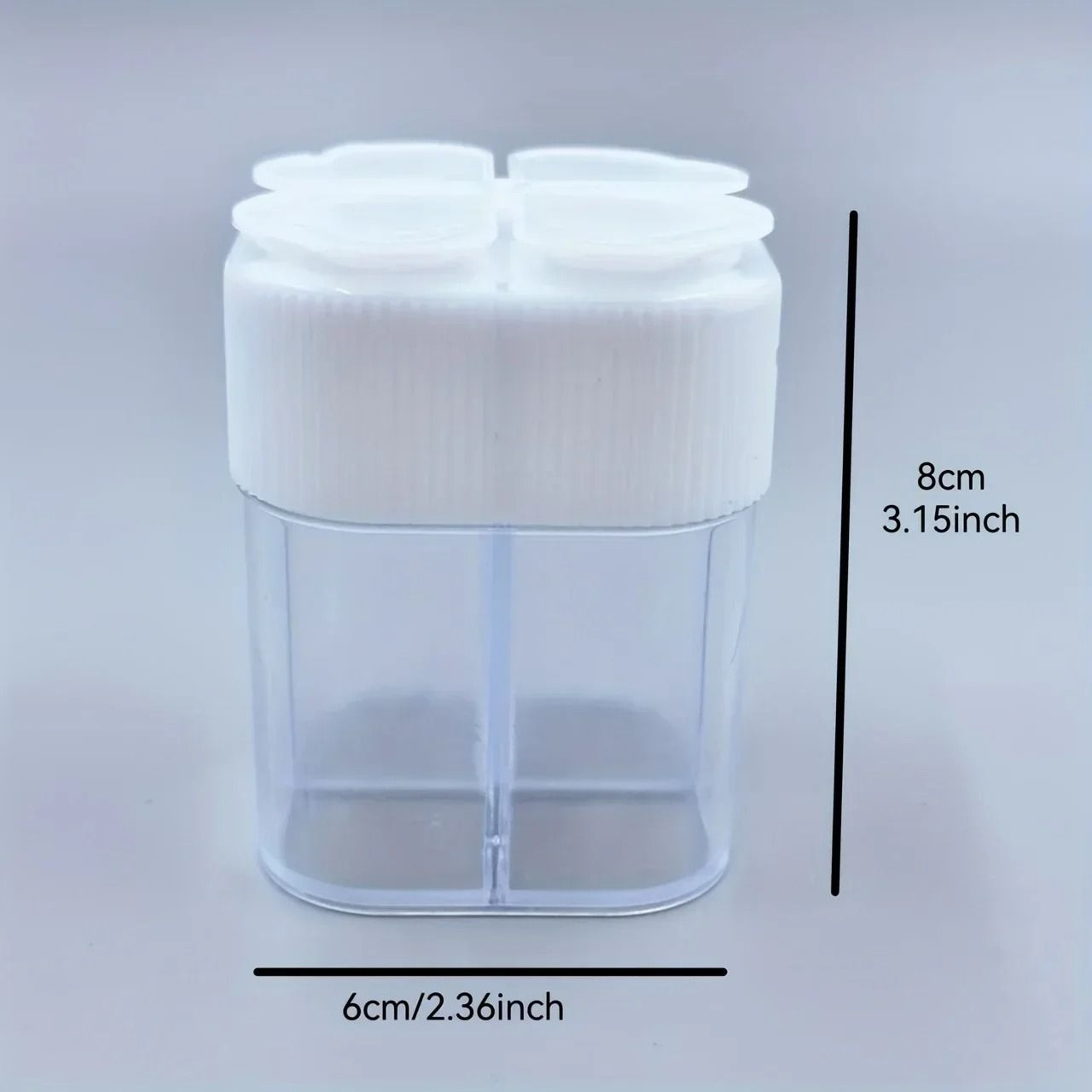 Plastic Spice Shaker 4 Hole Seasoning Dispenser For Kitchen Use 2