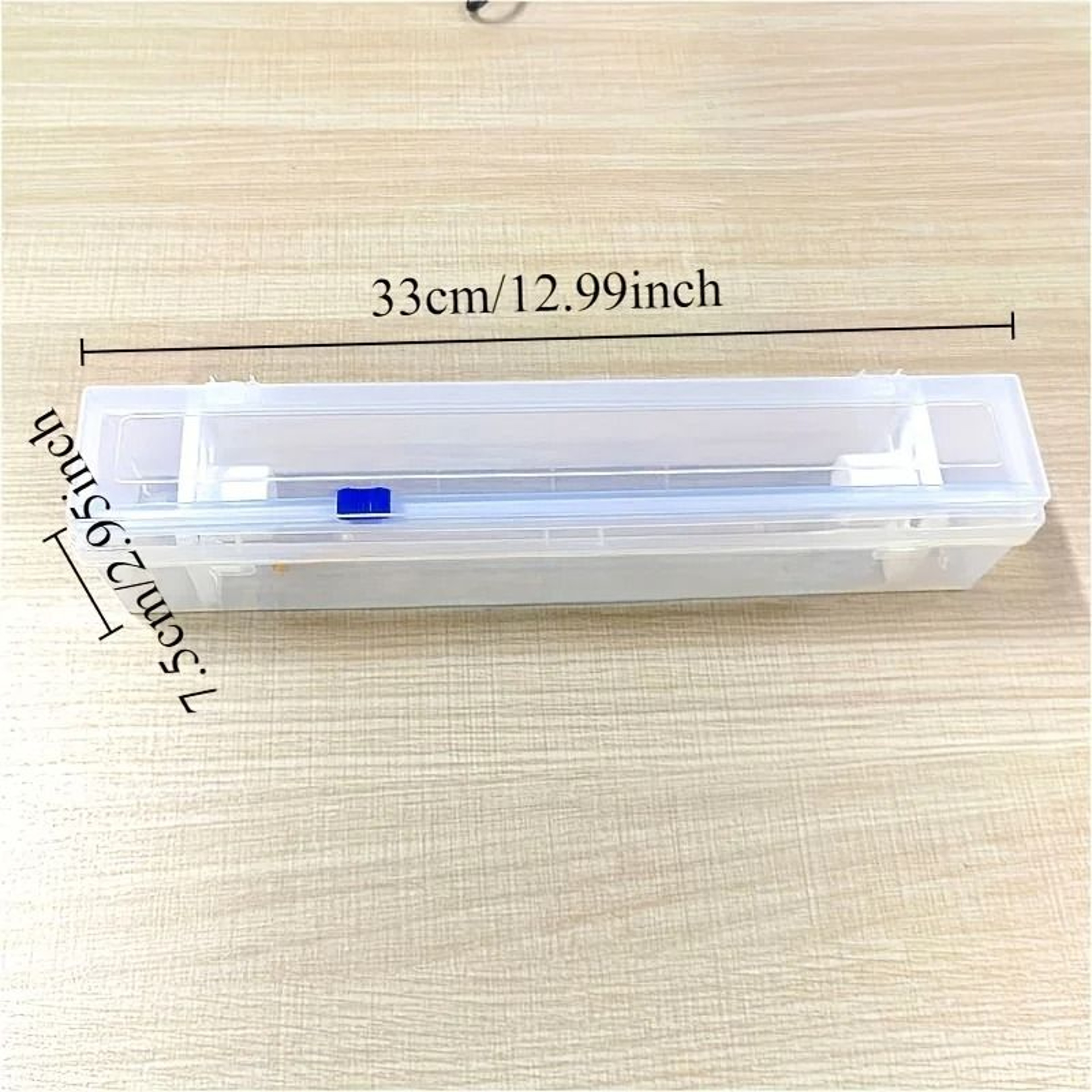 Reusable Plastic Wrap Cutter And Dispenser Kitchen Cling Film Organizer 4