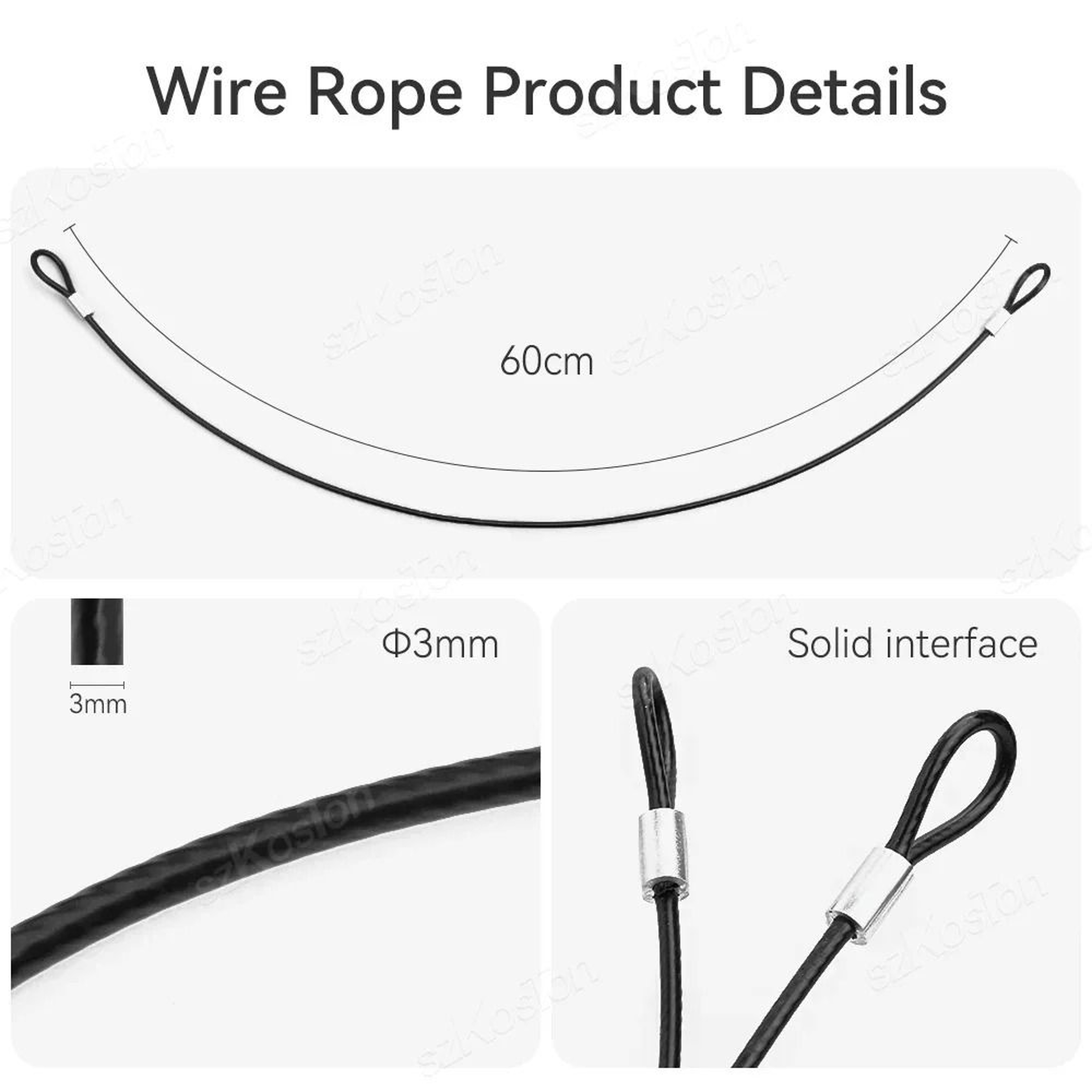 Anti Lost Action Camera Safety Tether GoPro Safety Lanyard Rope 7