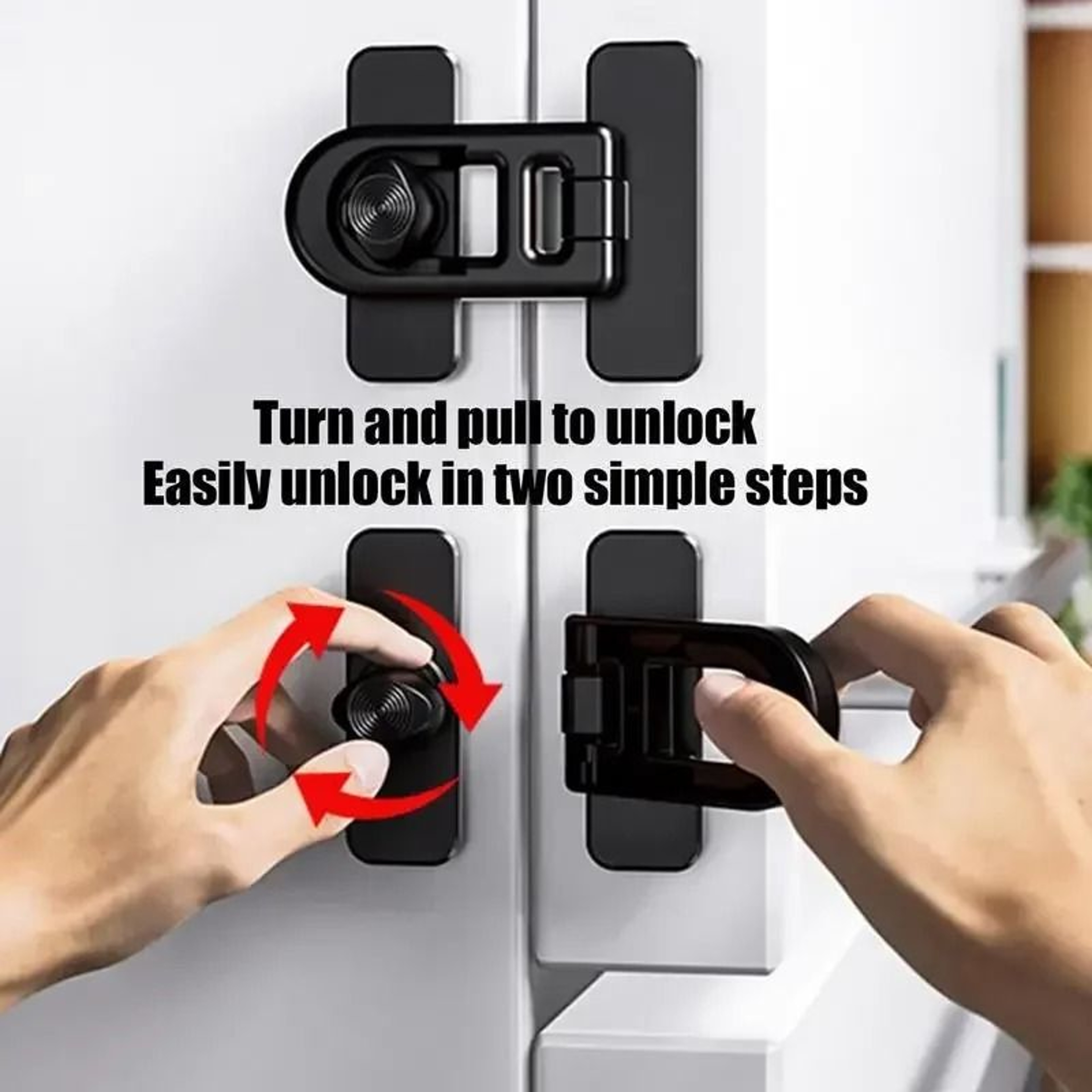 Refrigerator Child Lock Baby Safety Freezer Door Appliance Lock 5