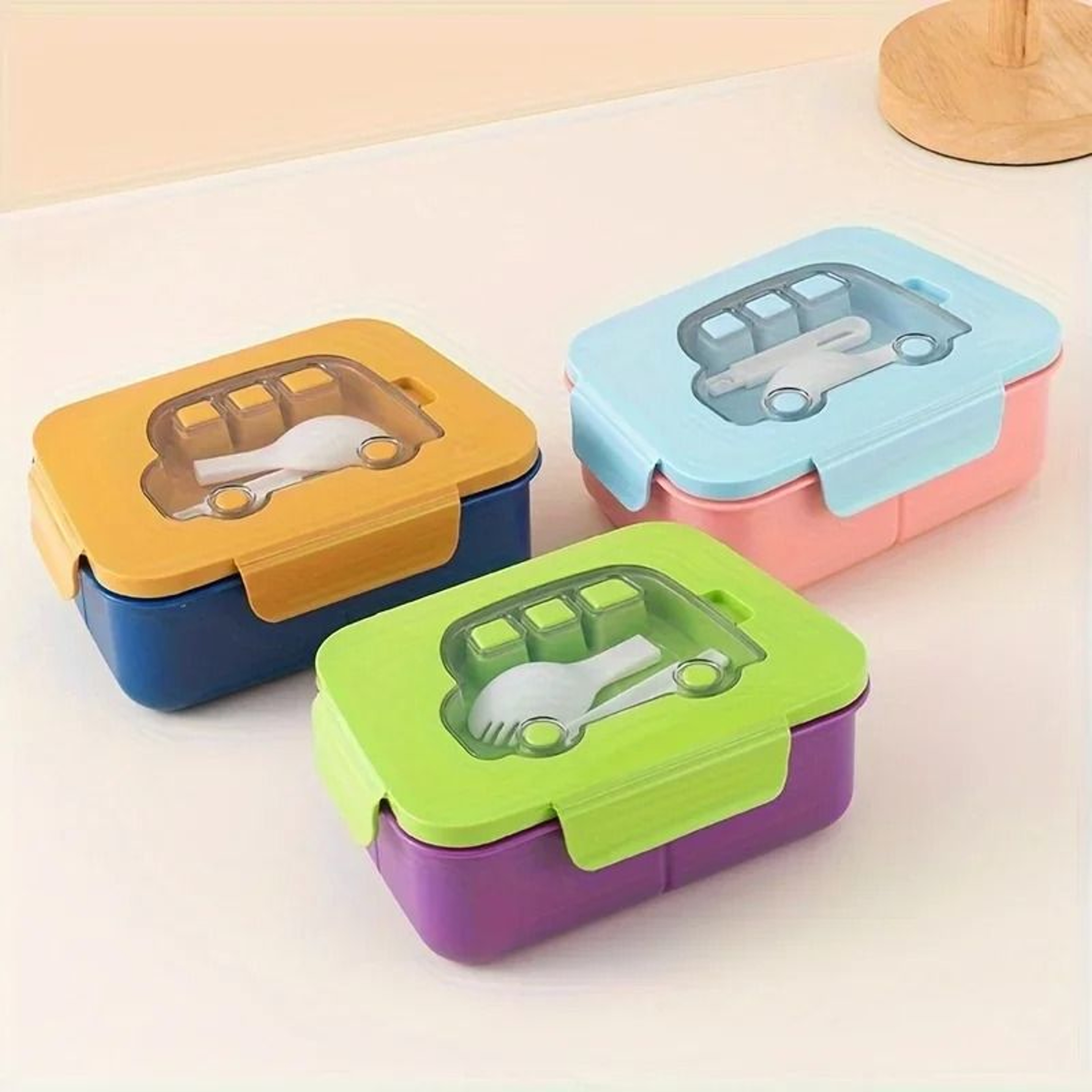 Kids Lunch Box Leak Proof Microwave Safe School Food Container 0
