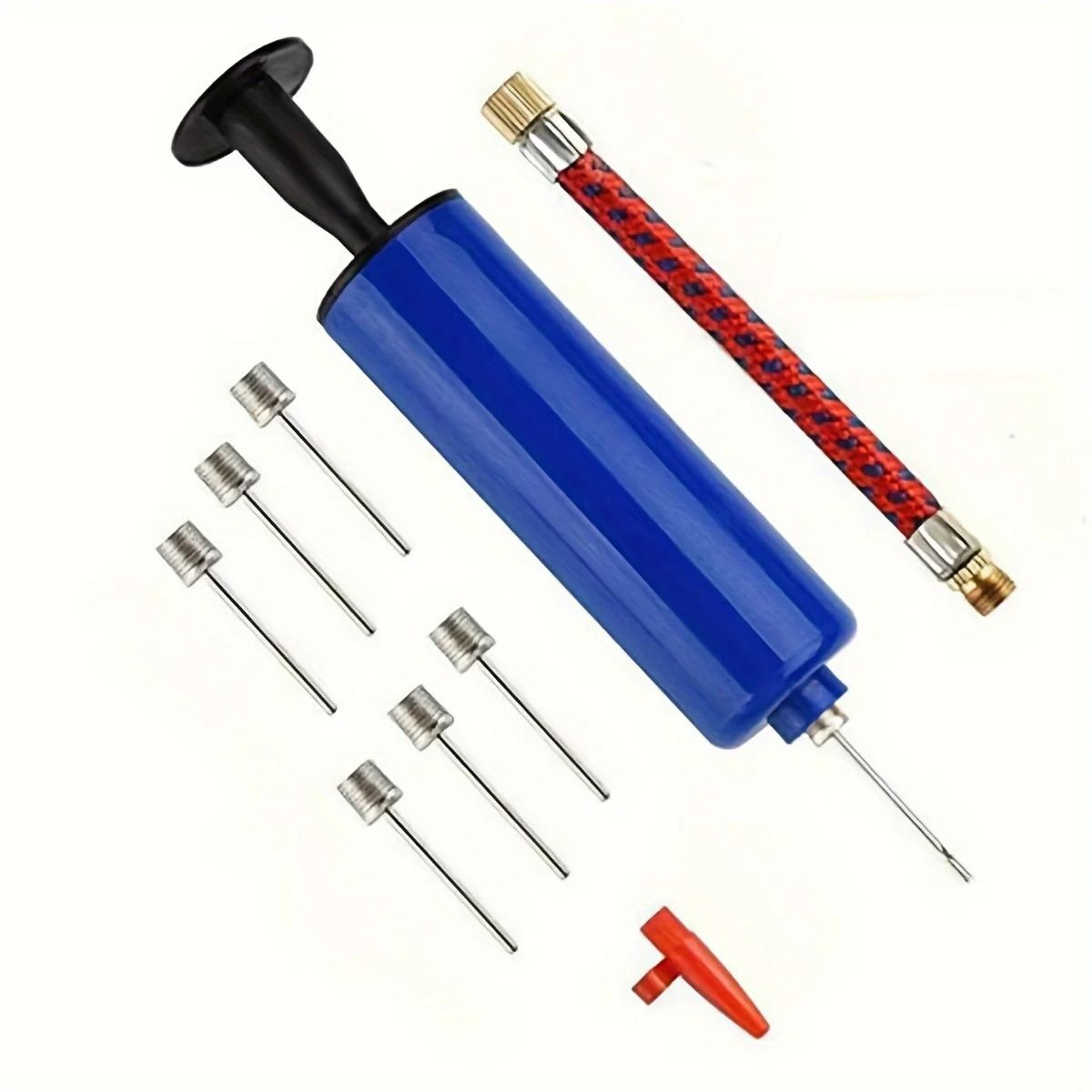 Portable Hand Ball Pump With Flexible Hose Sports Ball Inflator For Basketball And Football 0