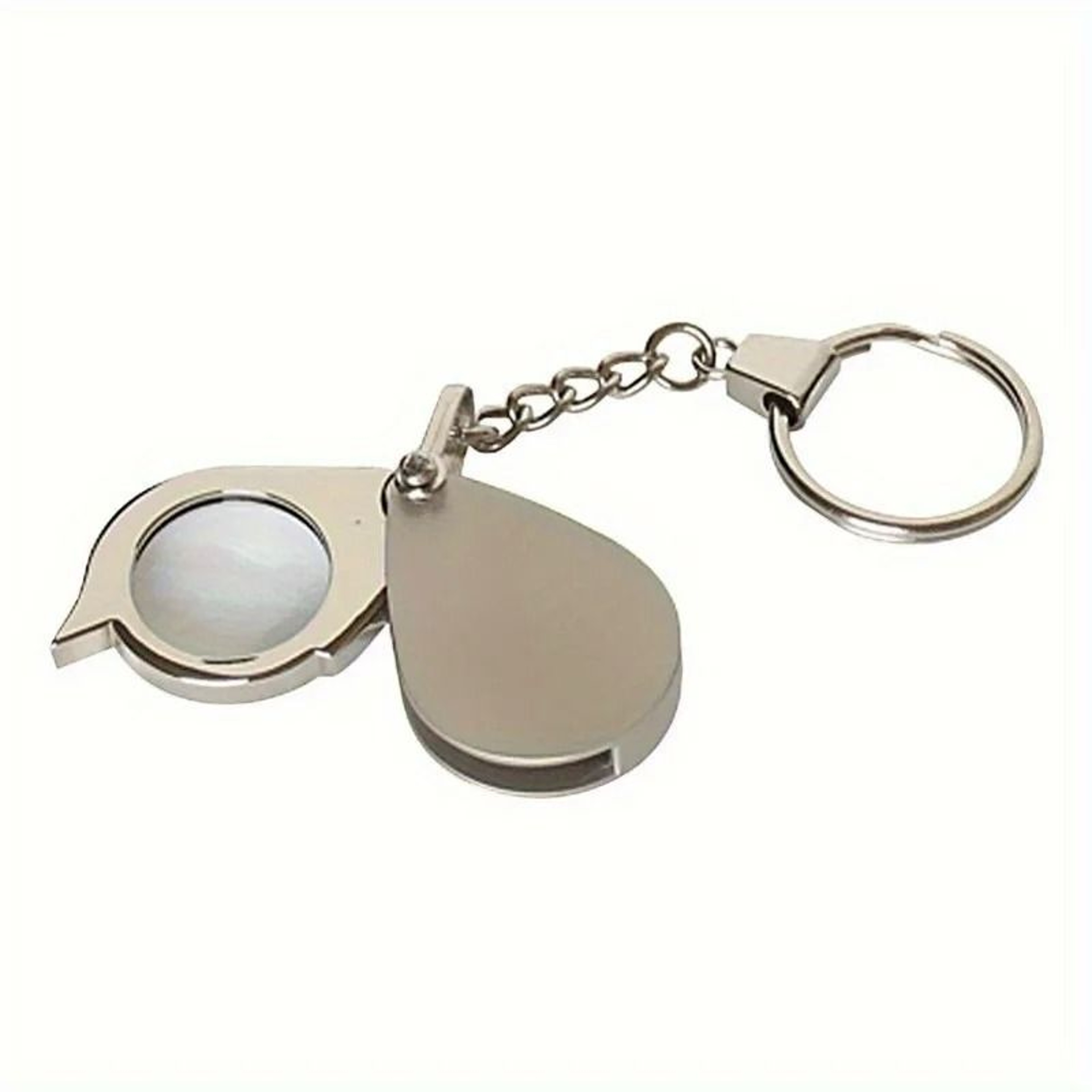1 PC Portable Folding 10x Magnifying Glass Compact Handheld Magnifier 0