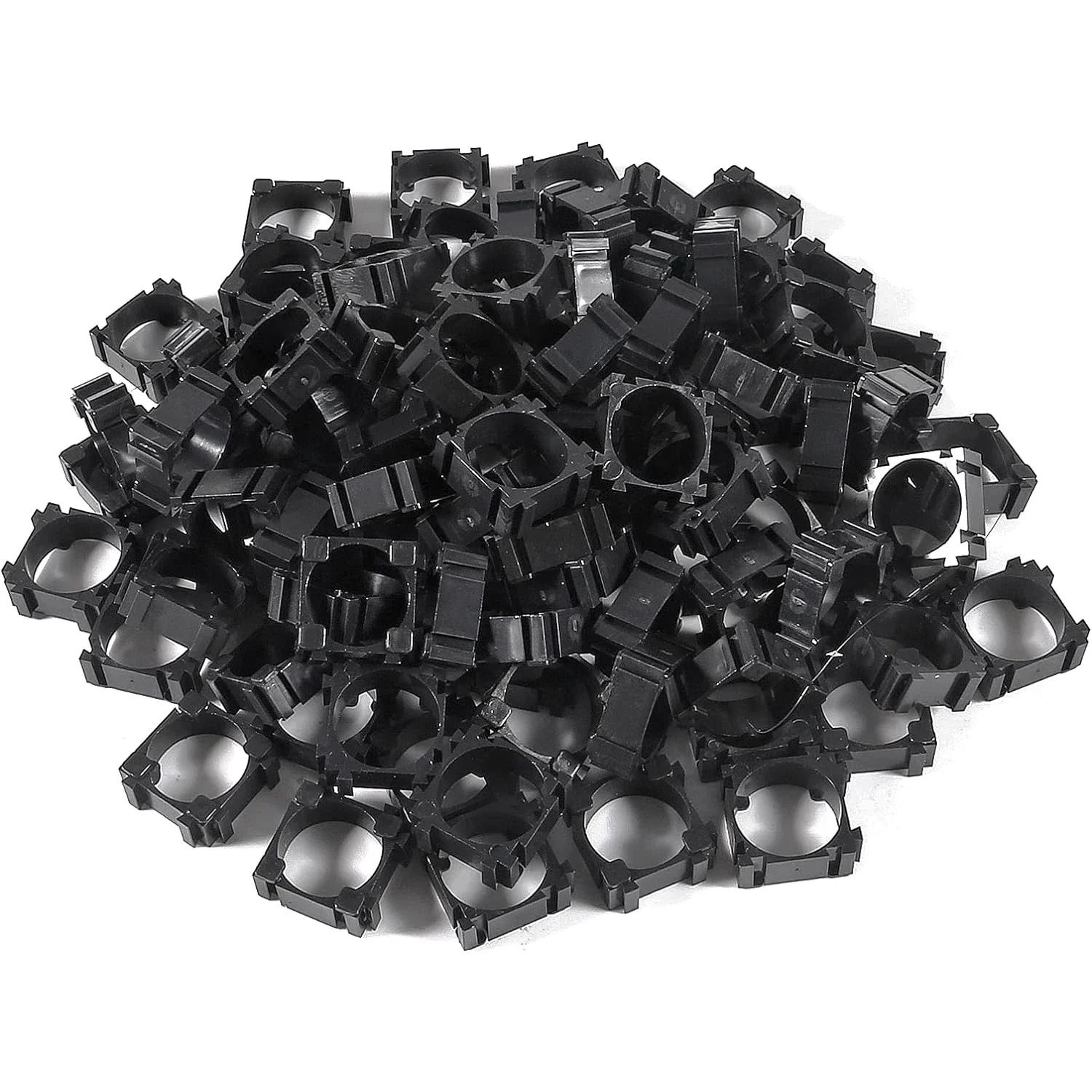 100 Pcs 18650 Battery Holder Plastic Battery Pack Bracket For DIY Projects 0