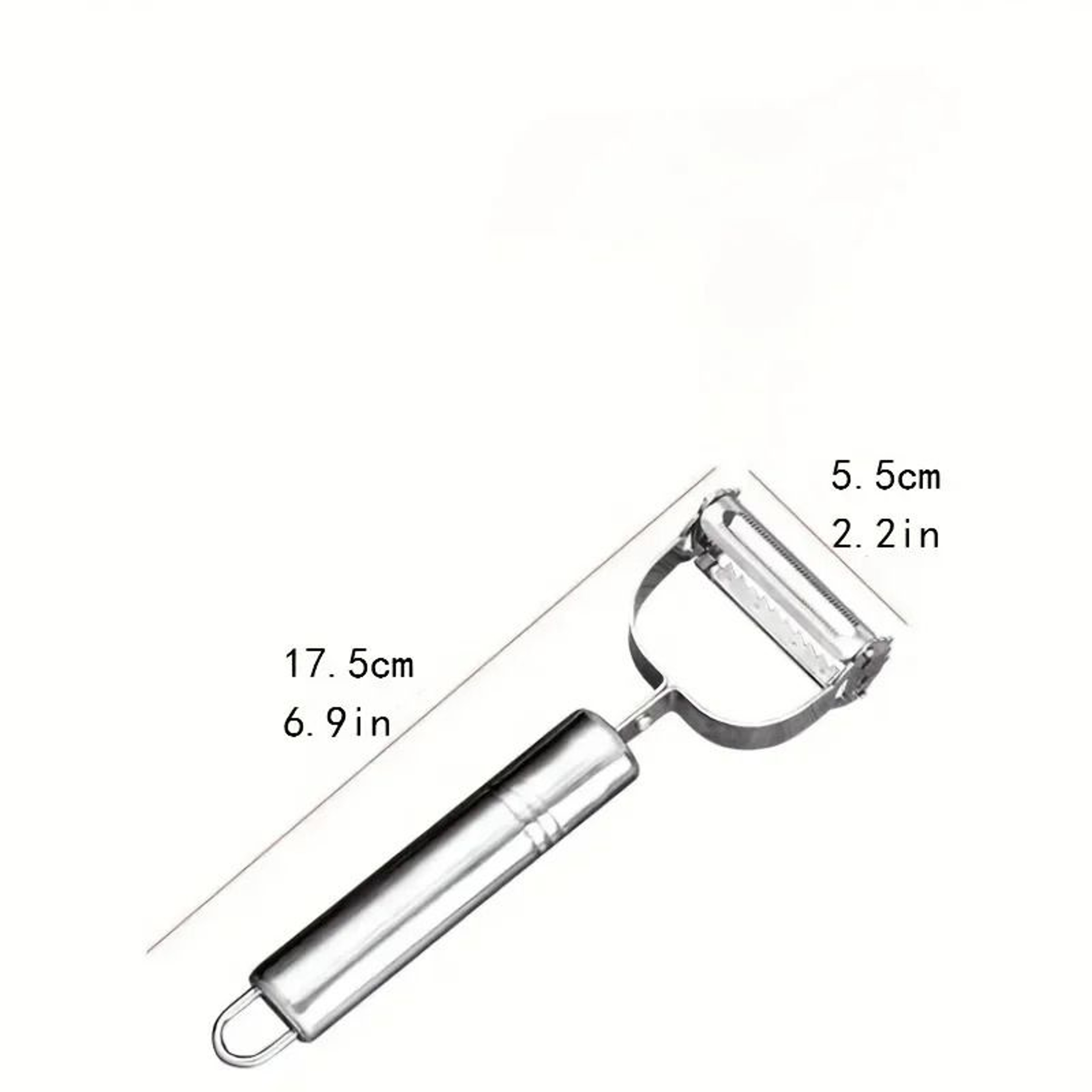 Stainless Steel Fruit And Vegetable Peeler Compact Kitchen Peeler Tool 2