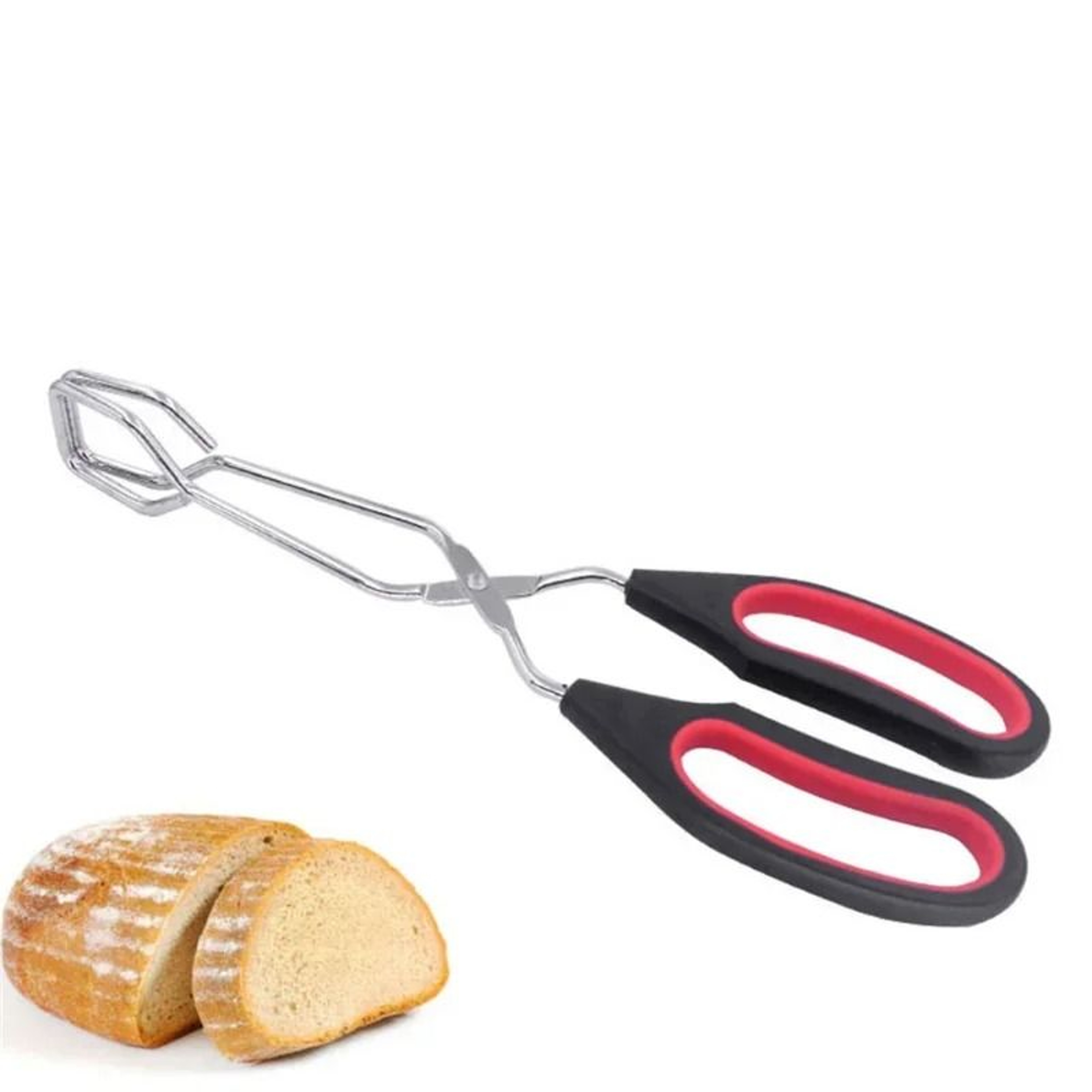 BBQ Scissor Tongs Long Handle Barbecue Grilling Tongs For Cooking And Roasting 7