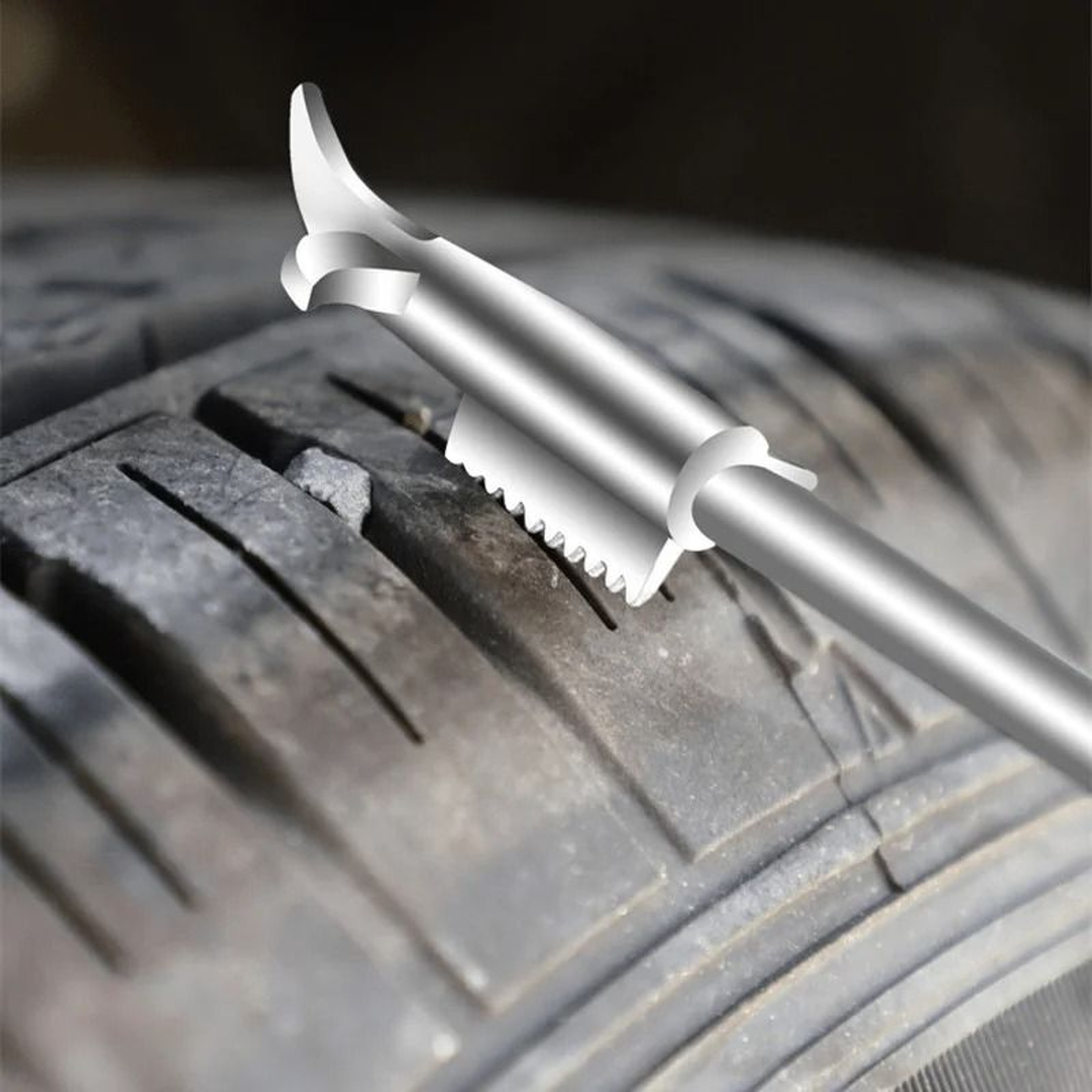 Car Tire Stone Remover Hook Tire Groove Cleaning Tool 5