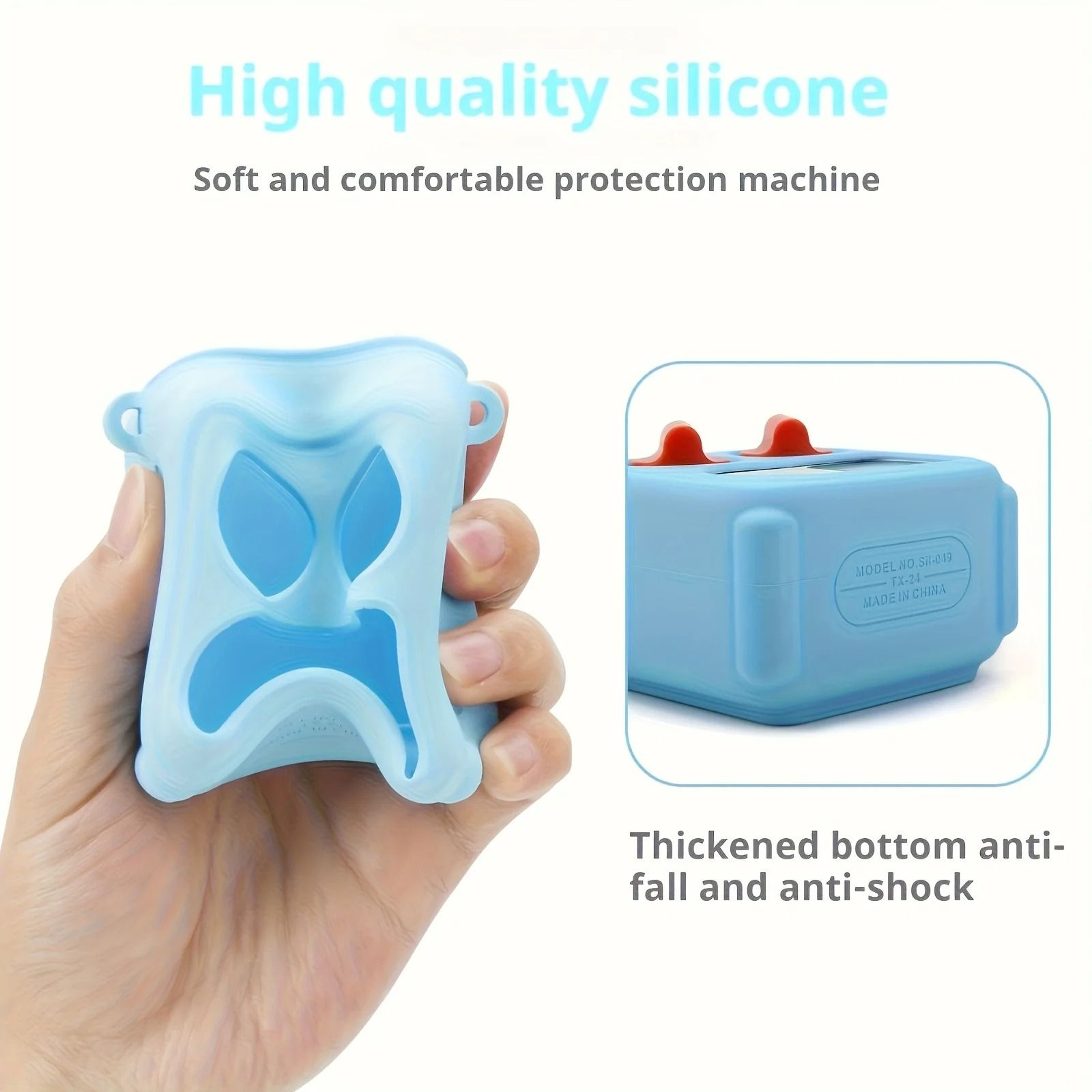 Shockproof Silicone Yoto Mini Case With Shoulder Strap Waterproof Protective Carry Bag 4