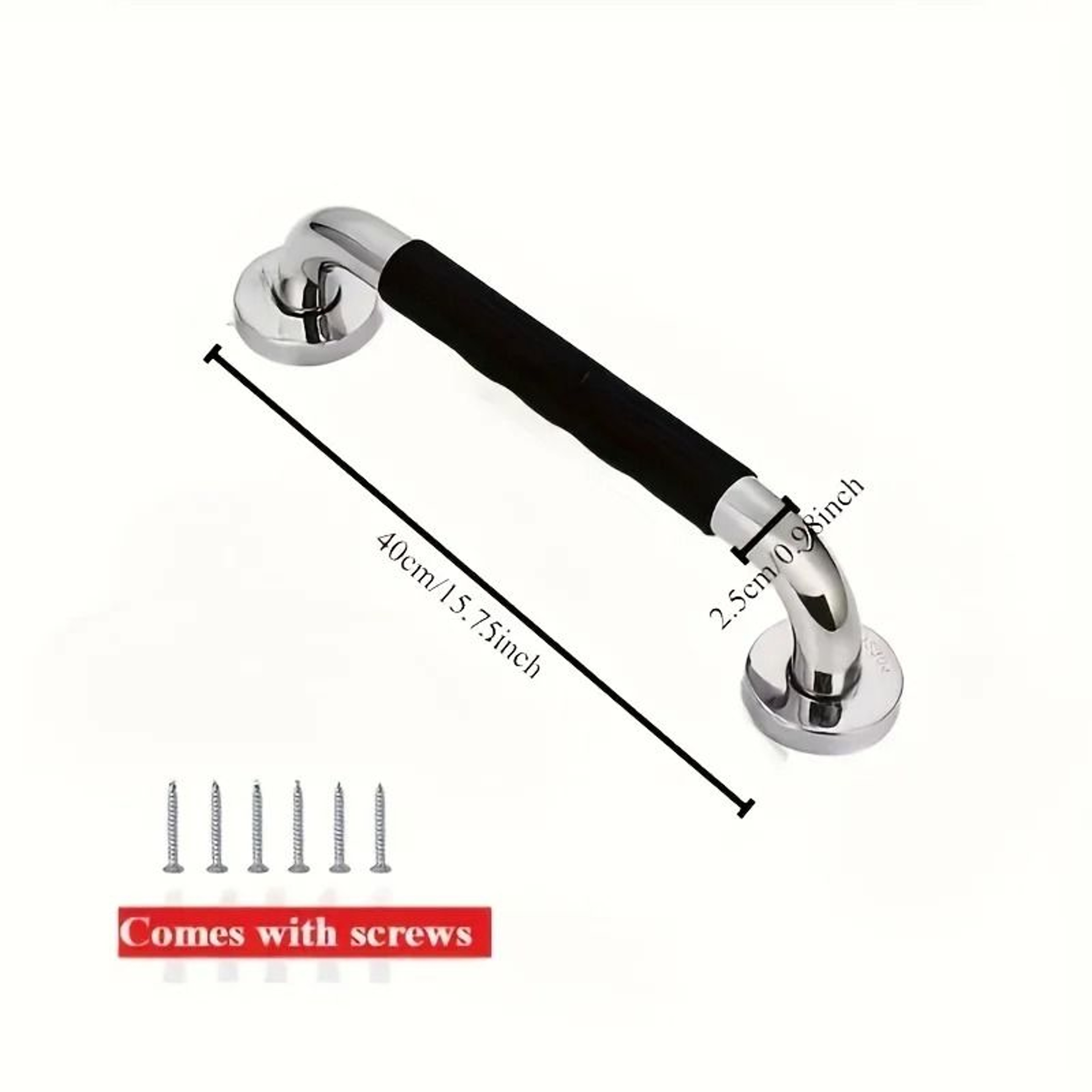 Stainless Steel Bathroom Grab Bar Non Slip Shower Safety Handle Set 1