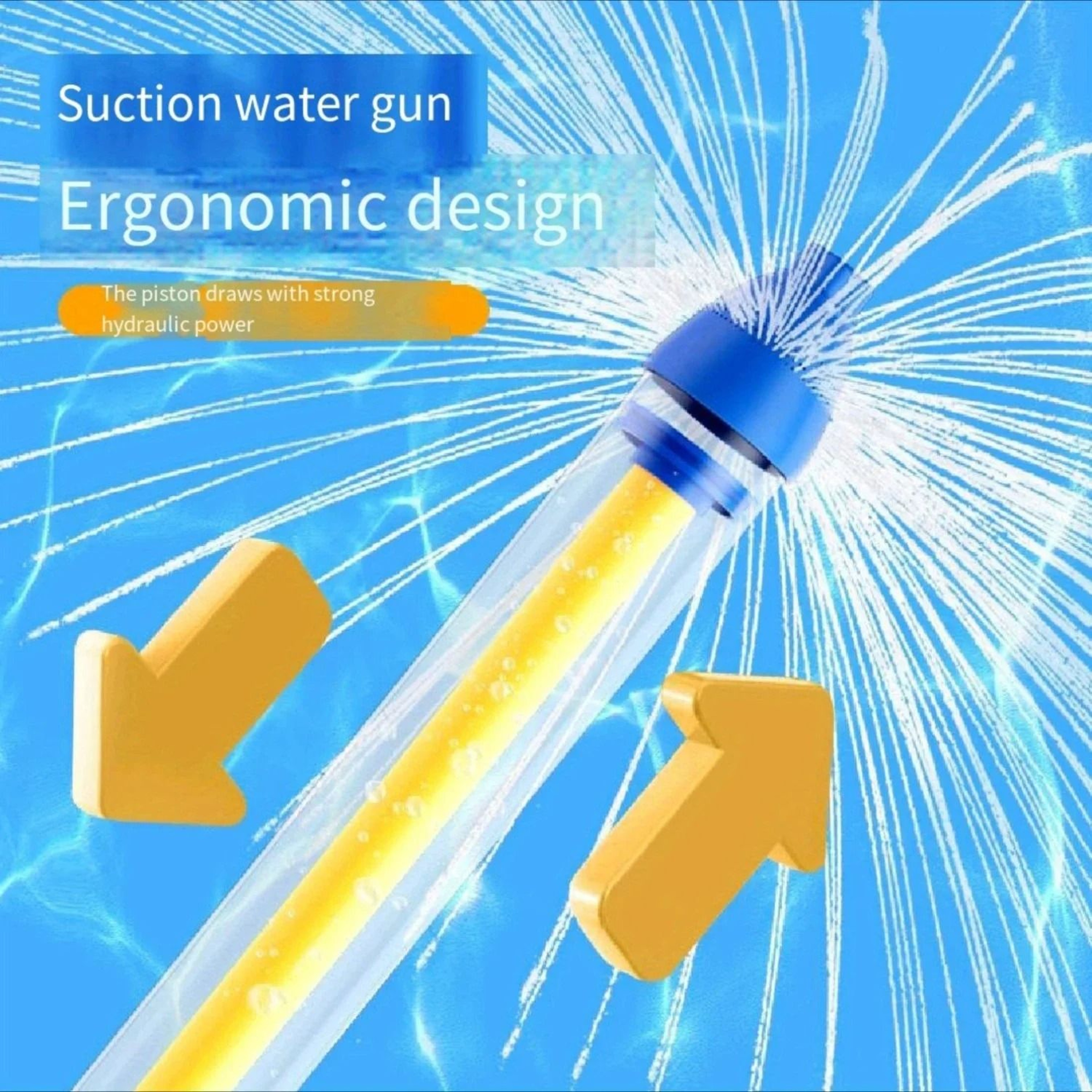 Fireworks Style Water Gun Portable Pull Out Water Squirter For Outdoor Fun 5