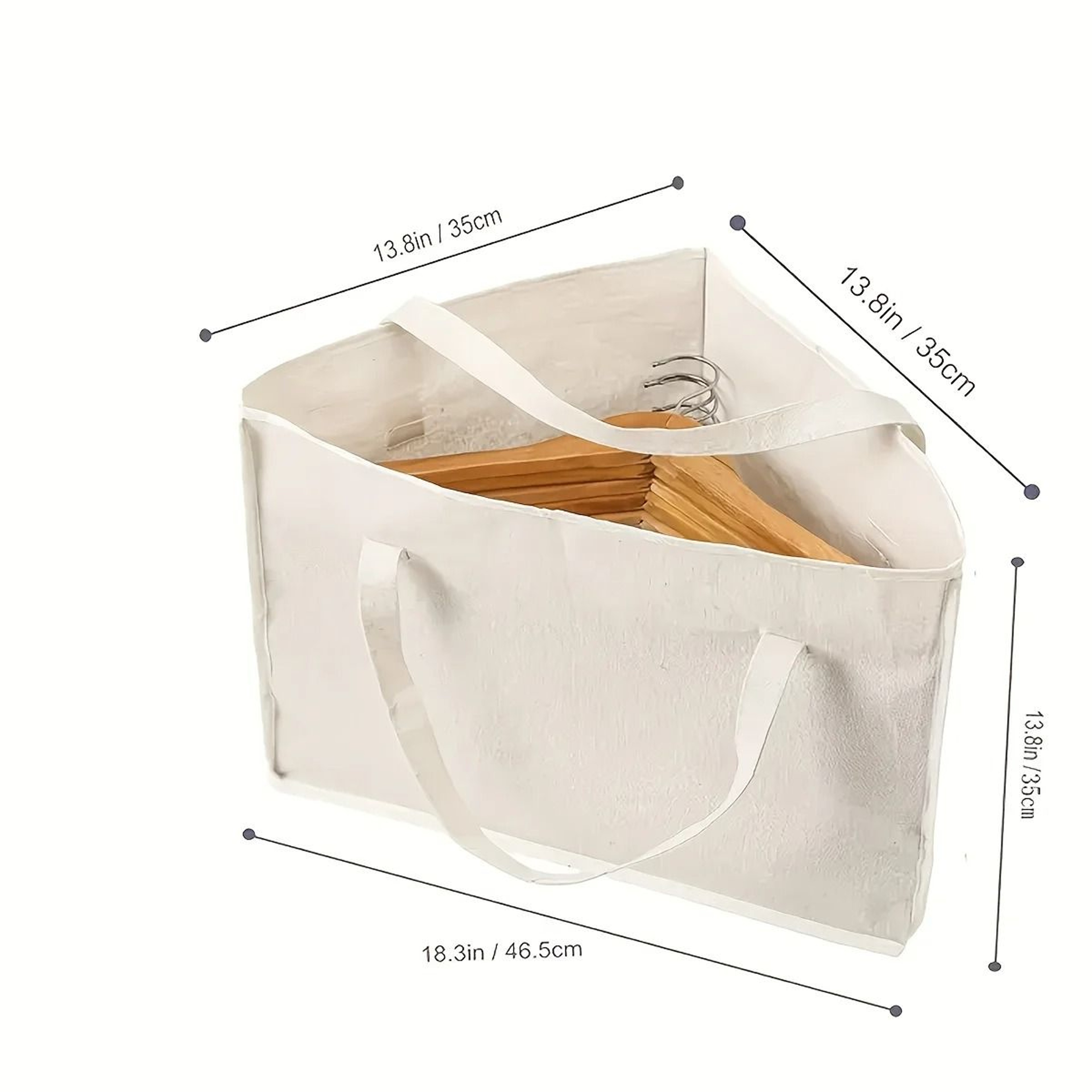 Triangular Storage Bag With Handles Portable Hanging Organizer For Travel And Home 4