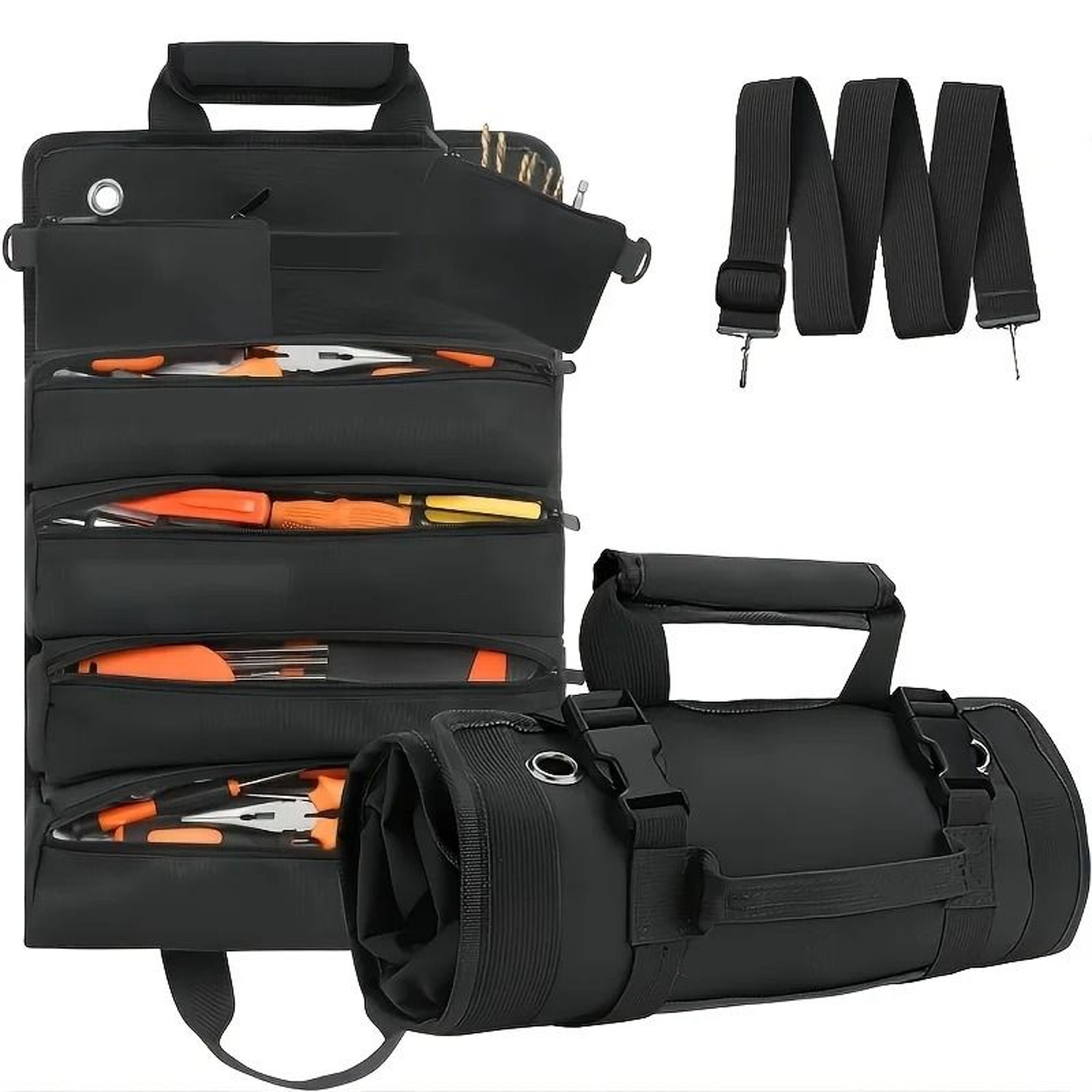 Multipurpose Oxford Tool Organizer Bag Foldable Storage Pouch For Work Tools 4