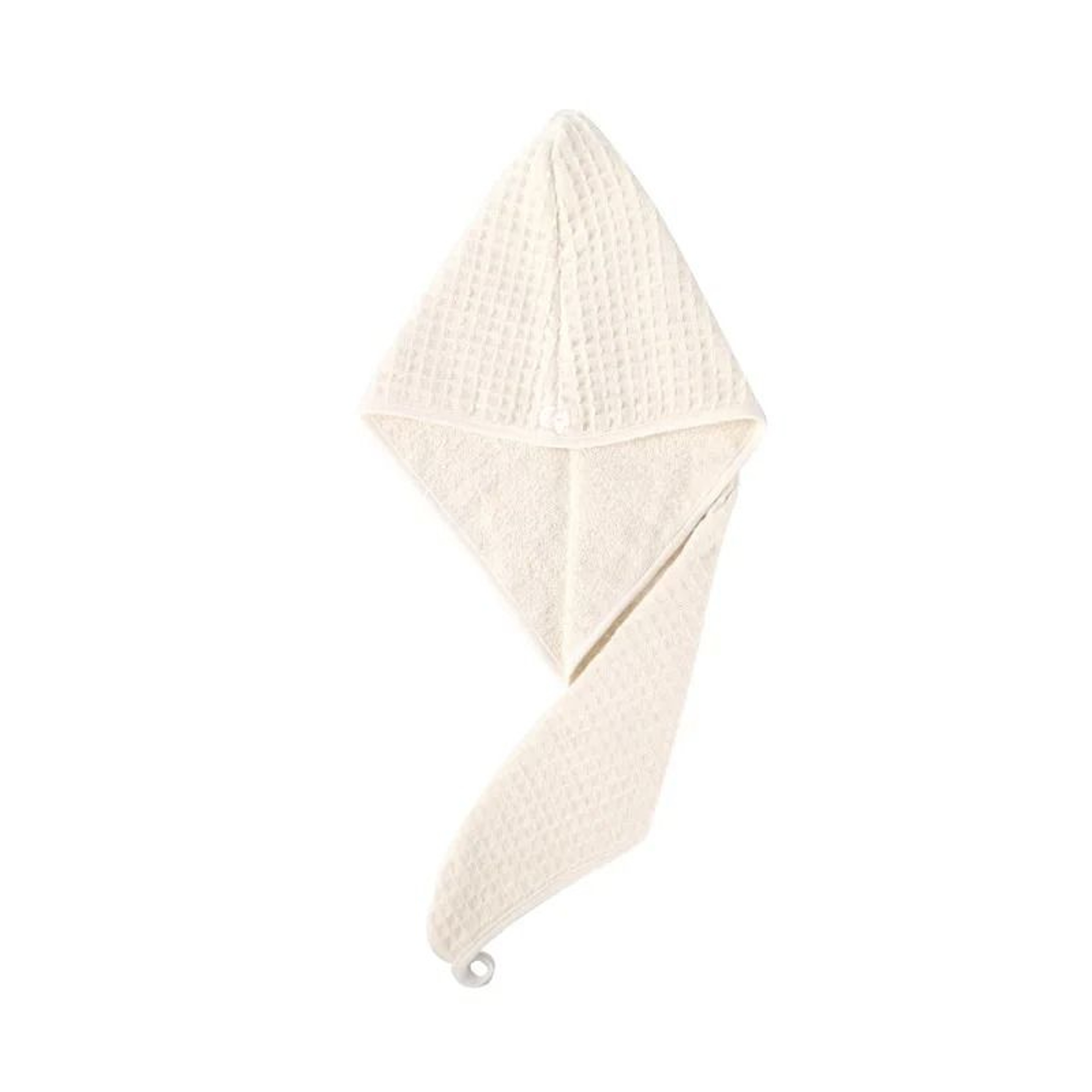 Waffle Cotton Hair Drying Cap Absorbent Turban Towel 2