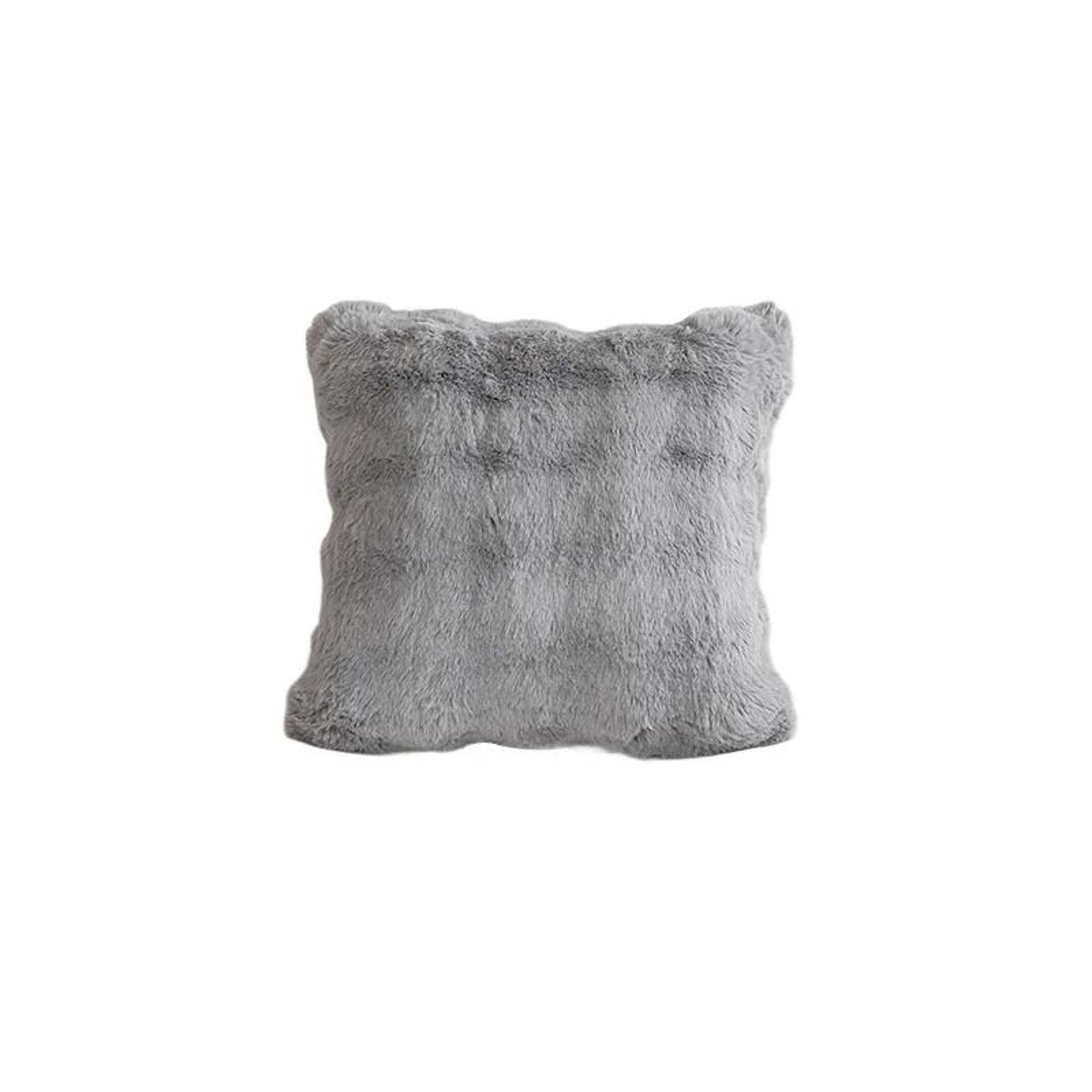 Plush Faux Rabbit Fur Decorative Throw Pillow For Sofa And Bed 0