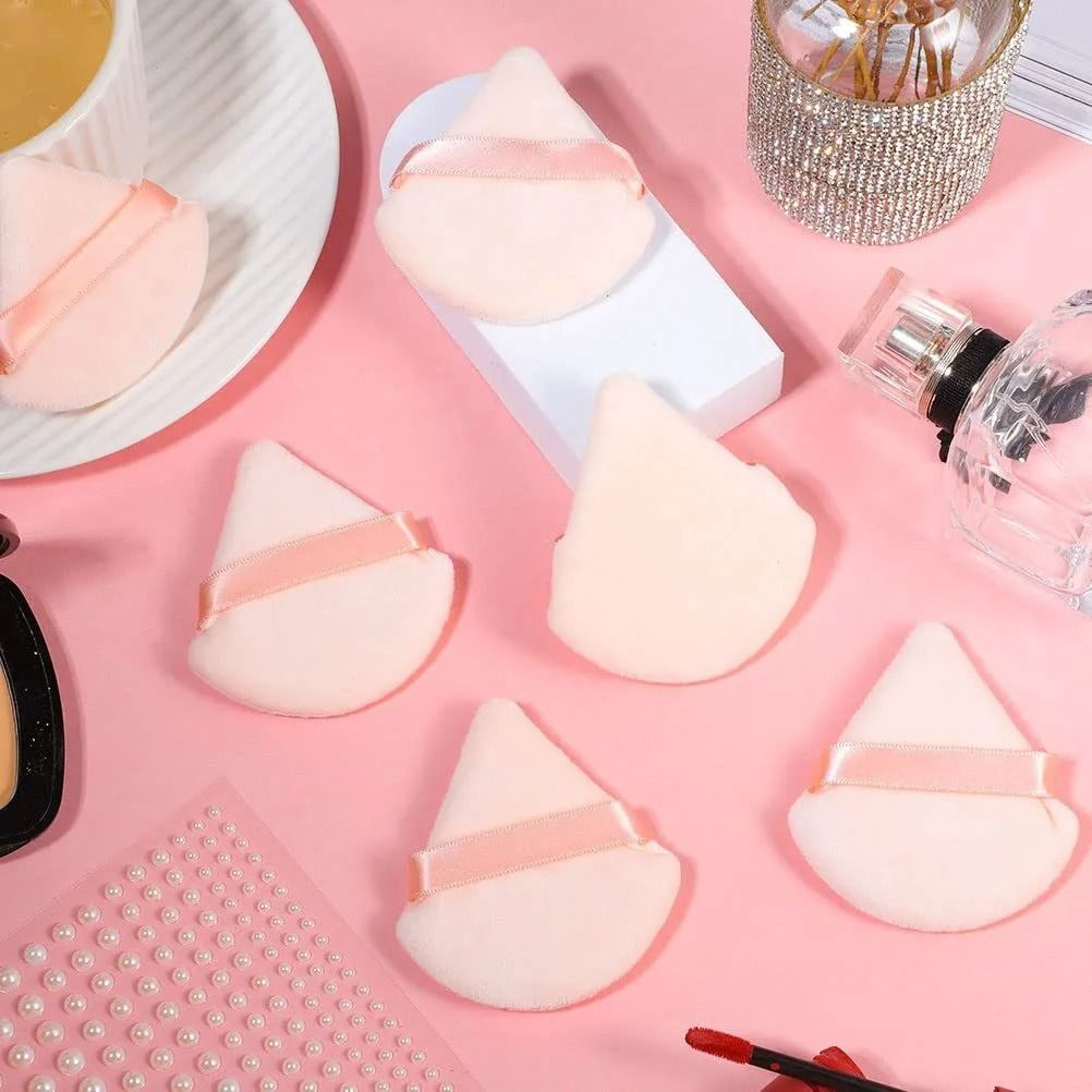 Soft Velvet Makeup Powder Puff Washable Face Sponge 7