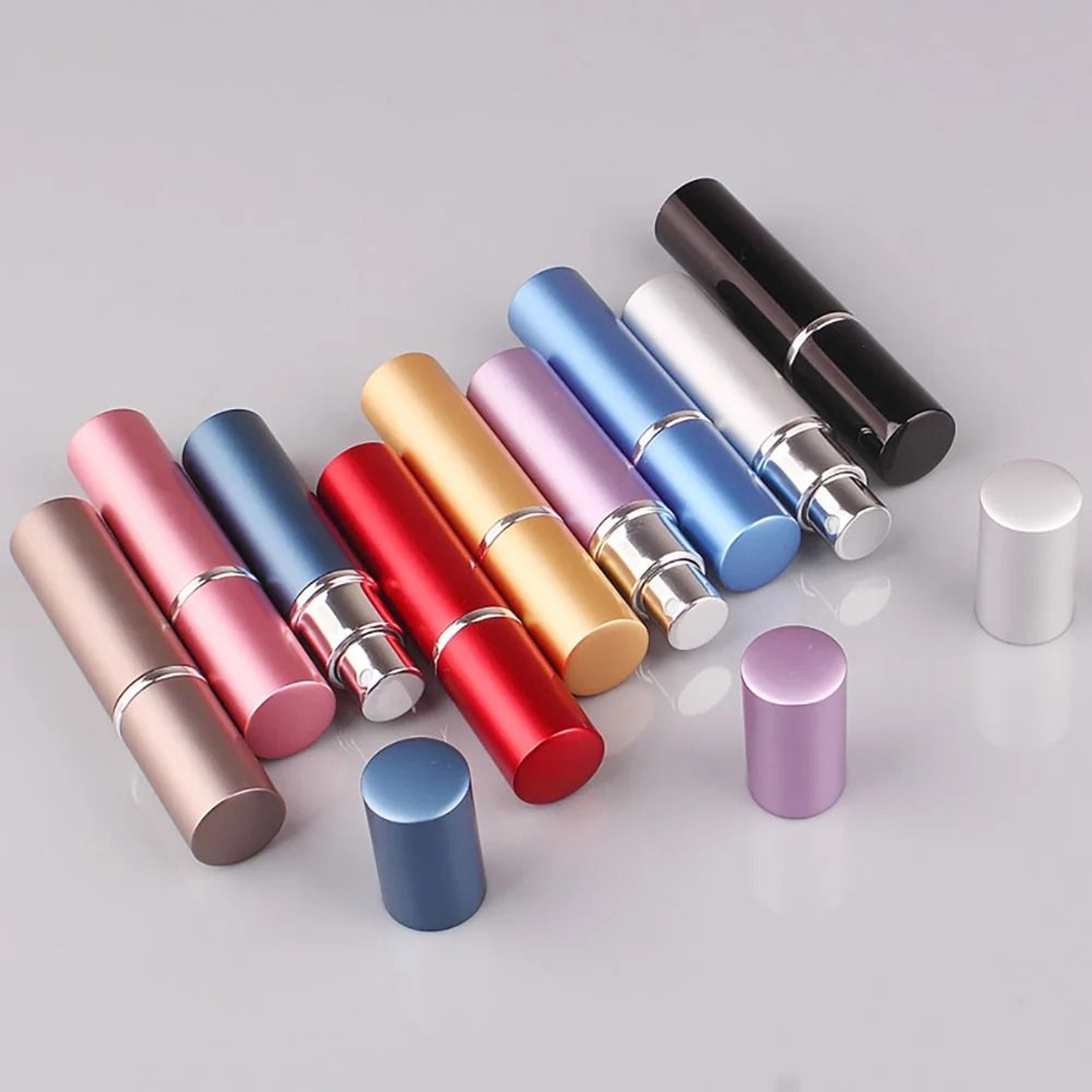 Aluminum Refillable Travel Perfume Atomizer Mini Spray Bottle 0