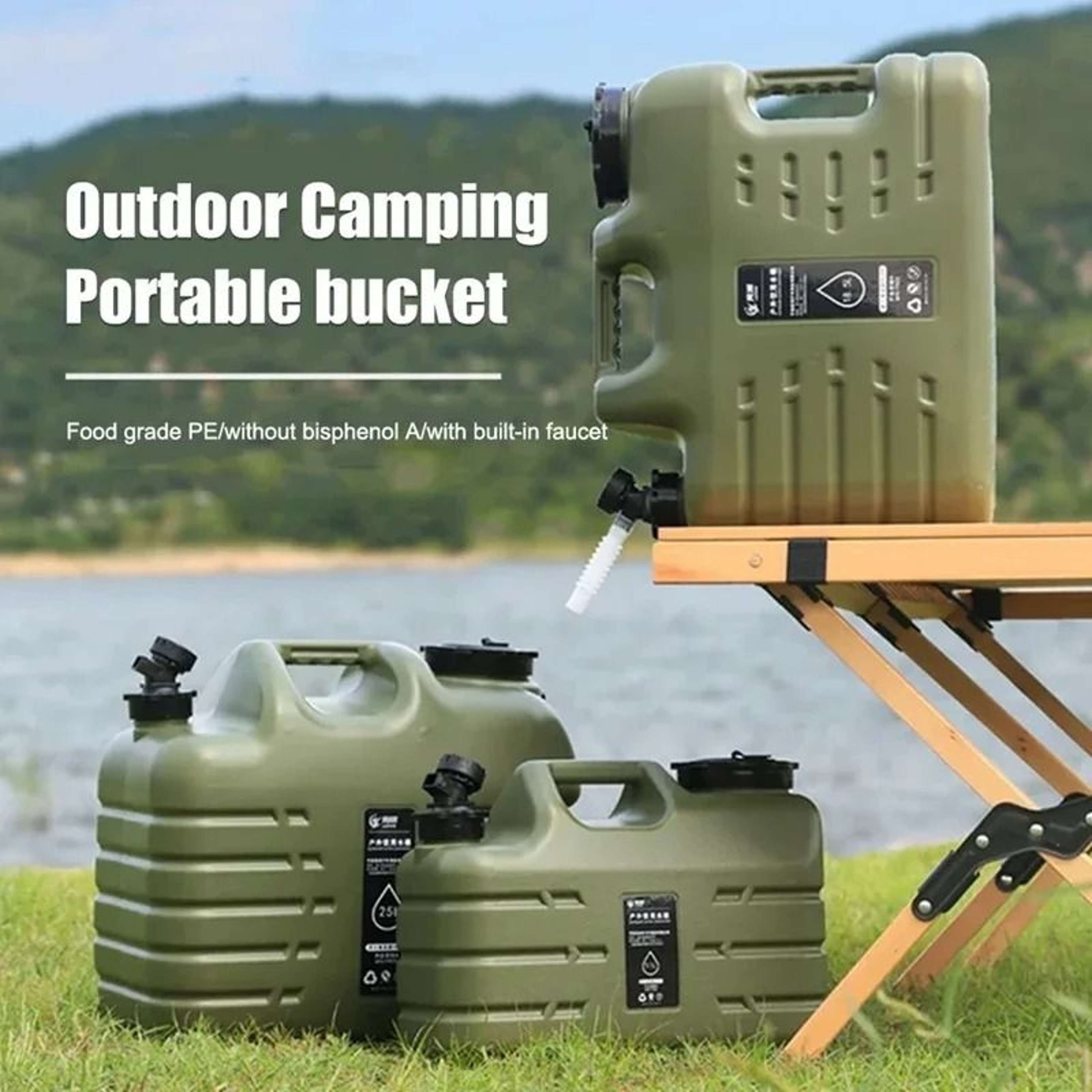 11L Portable Water Storage Container With Leakproof Faucet 3