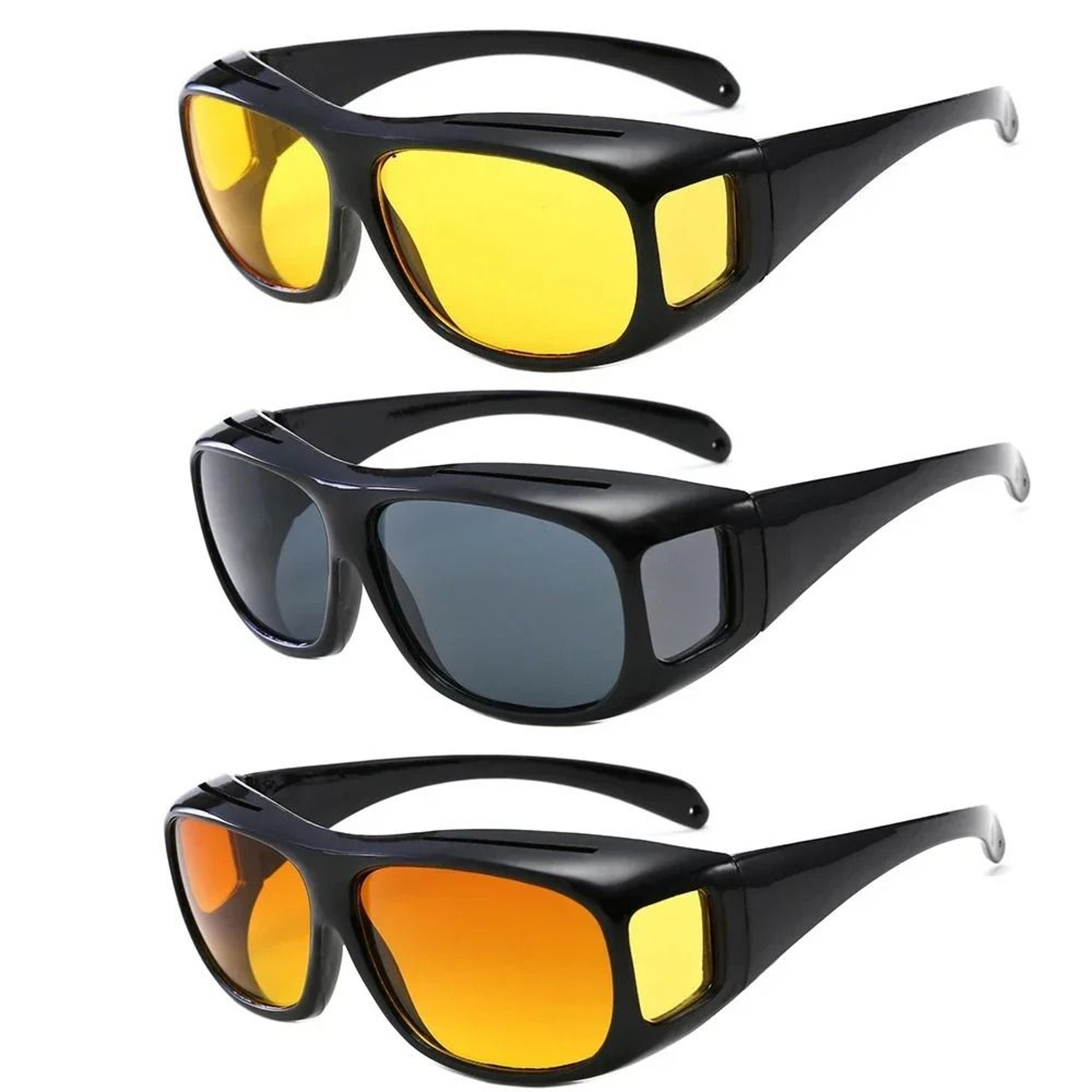 Anti Glare Night Vision Driving Goggles For Safer Road Visibility 0