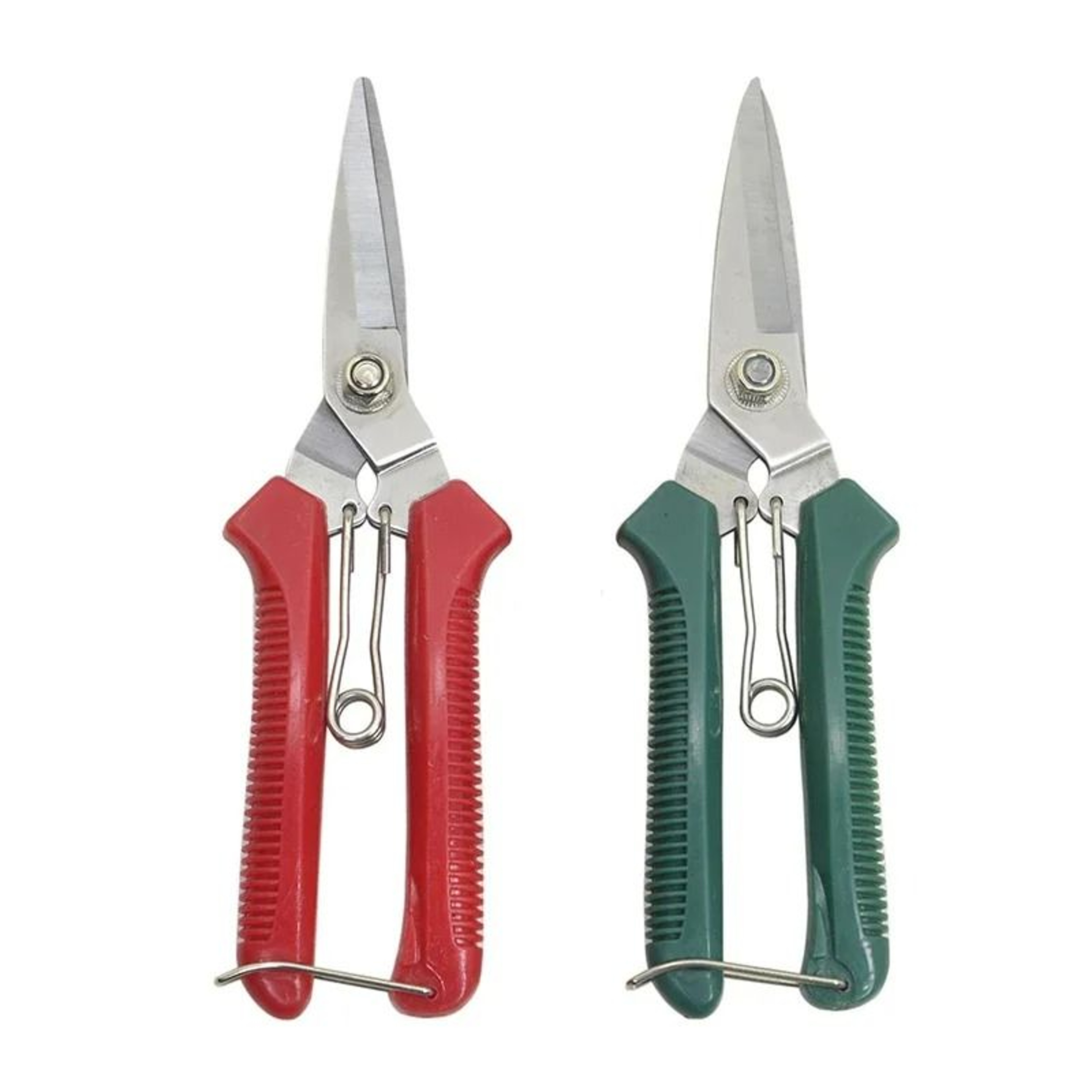 Stainless Steel Pruning Shears Straight Blade Garden Scissors 0
