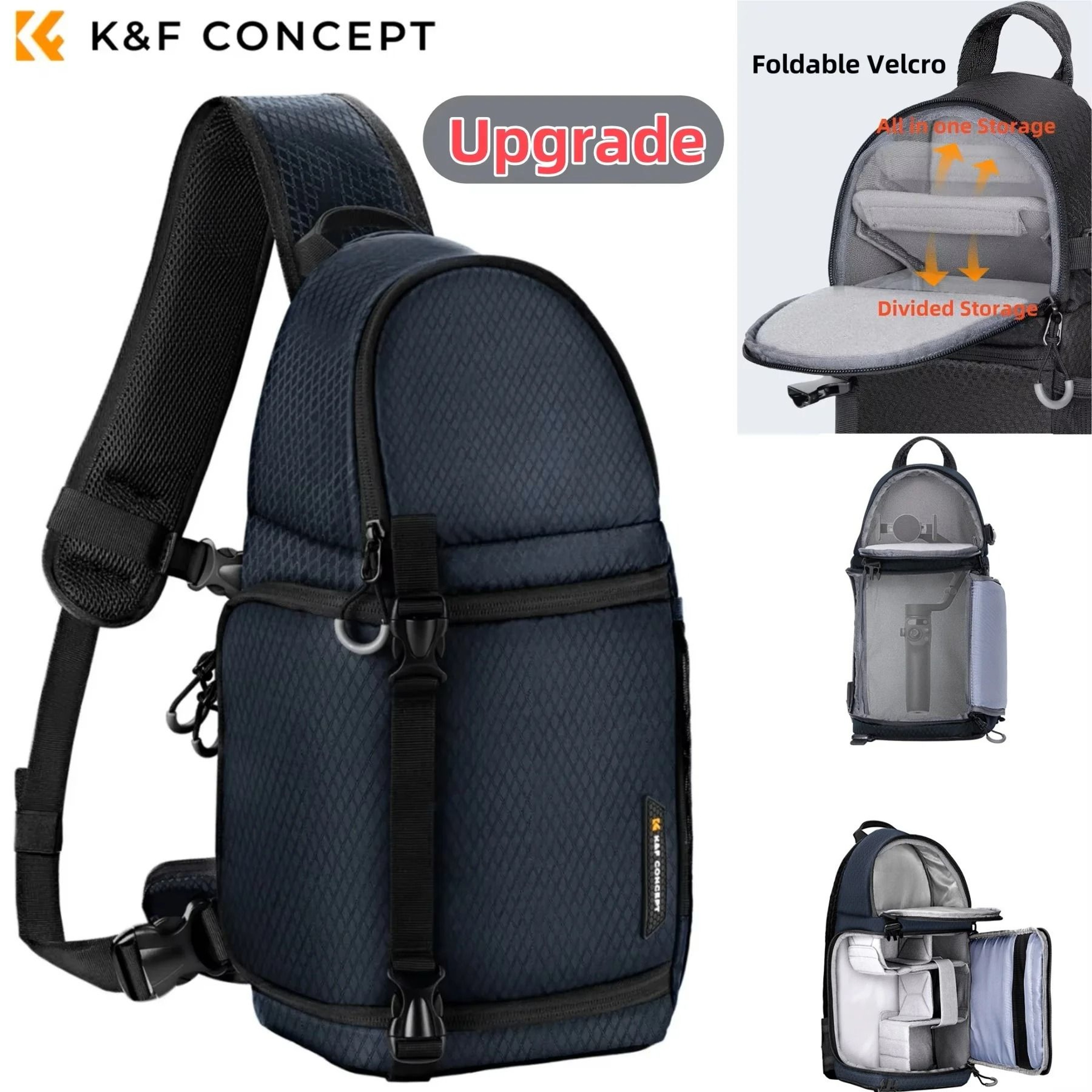 K And F Concept Waterproof Camera Backpack Sling Bag 10L For DSLR And Mirrorless Cameras 6