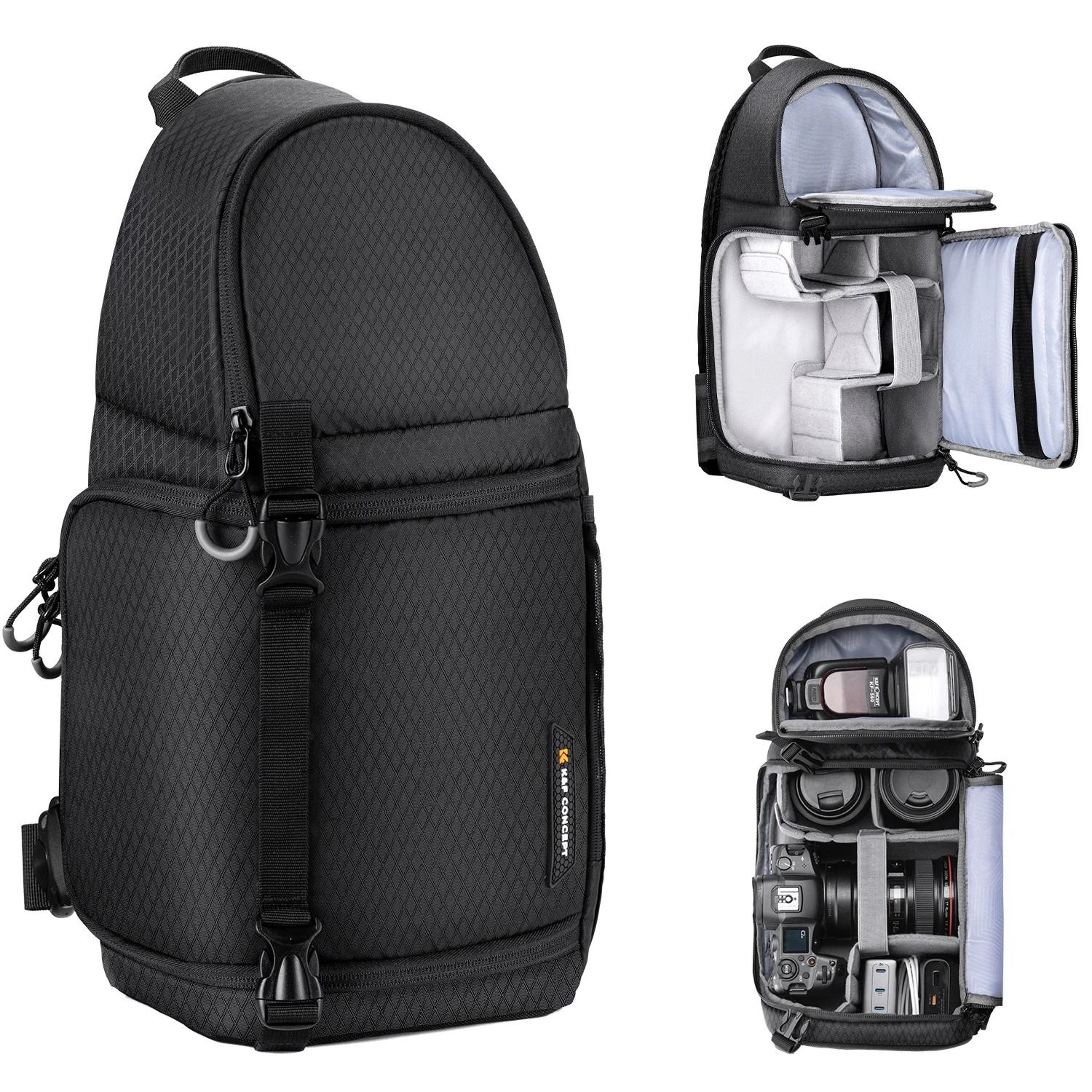 K And F Concept Waterproof Camera Backpack Sling Bag 10L For DSLR And Mirrorless Cameras 1