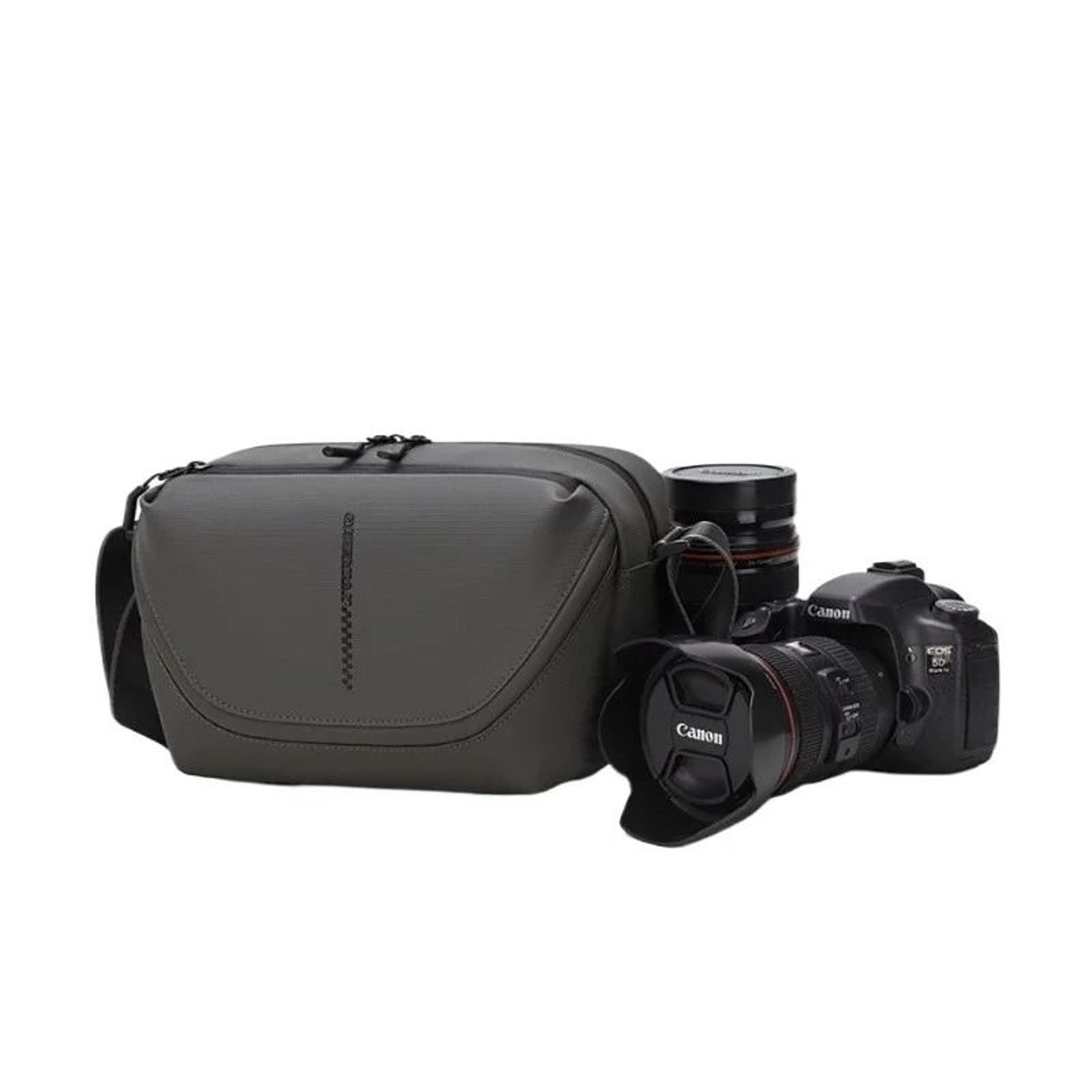Mens Crossbody Camera Bag One Shoulder Compact DSLR Camera Pouch 7