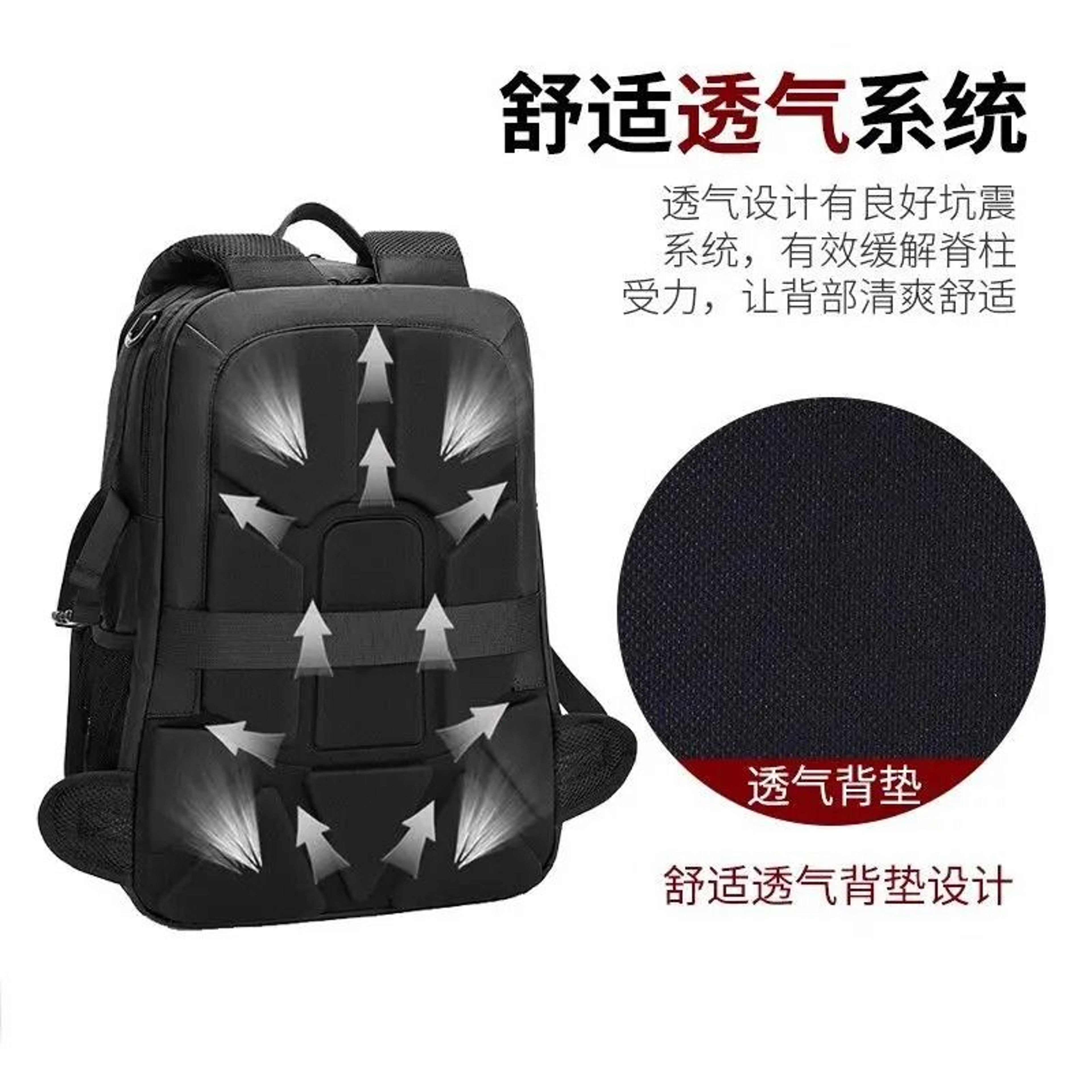 Waterproof DSLR Camera Backpack With Tripod Holder For Travel Photography 4