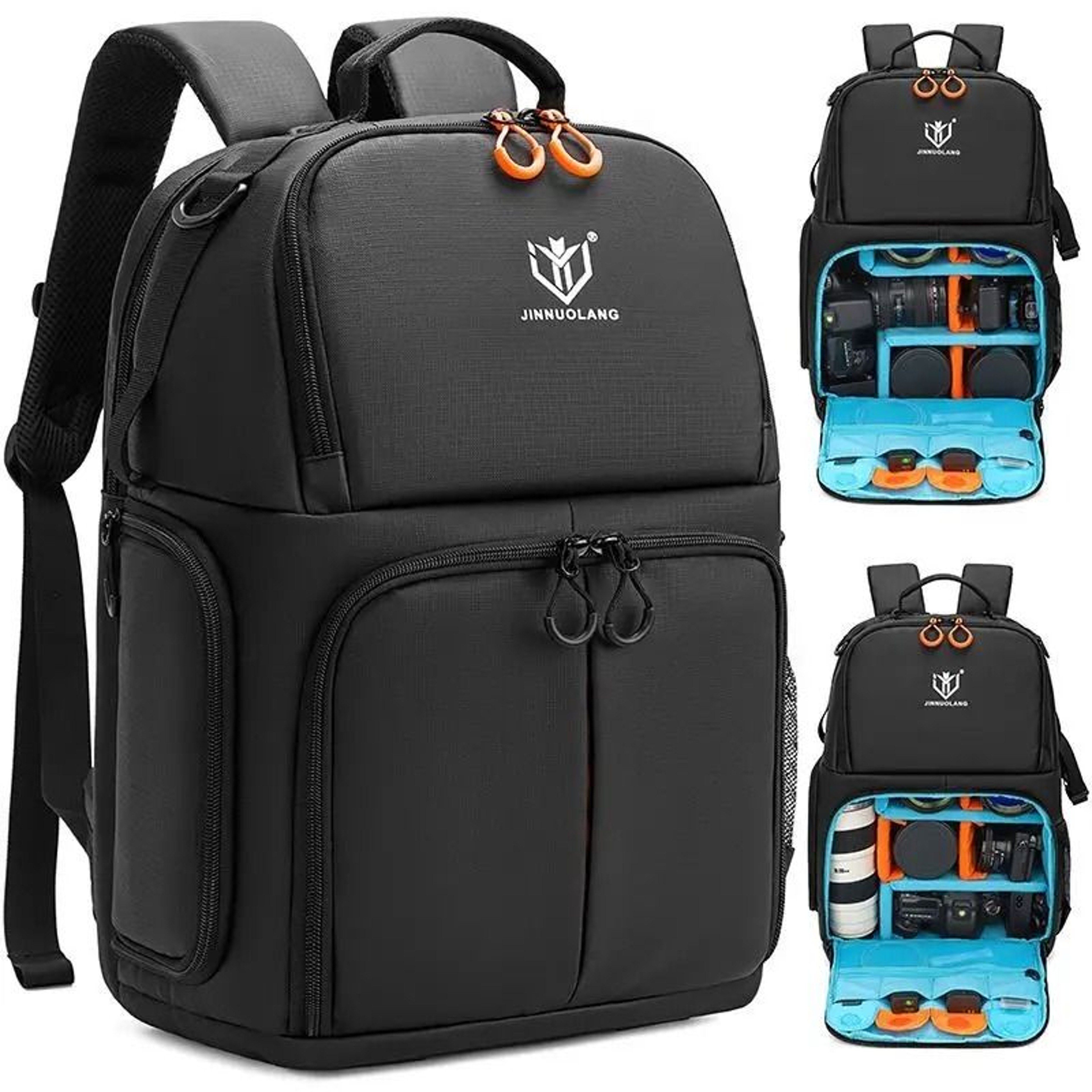 Waterproof DSLR Camera Backpack With Tripod Holder For Travel Photography 7