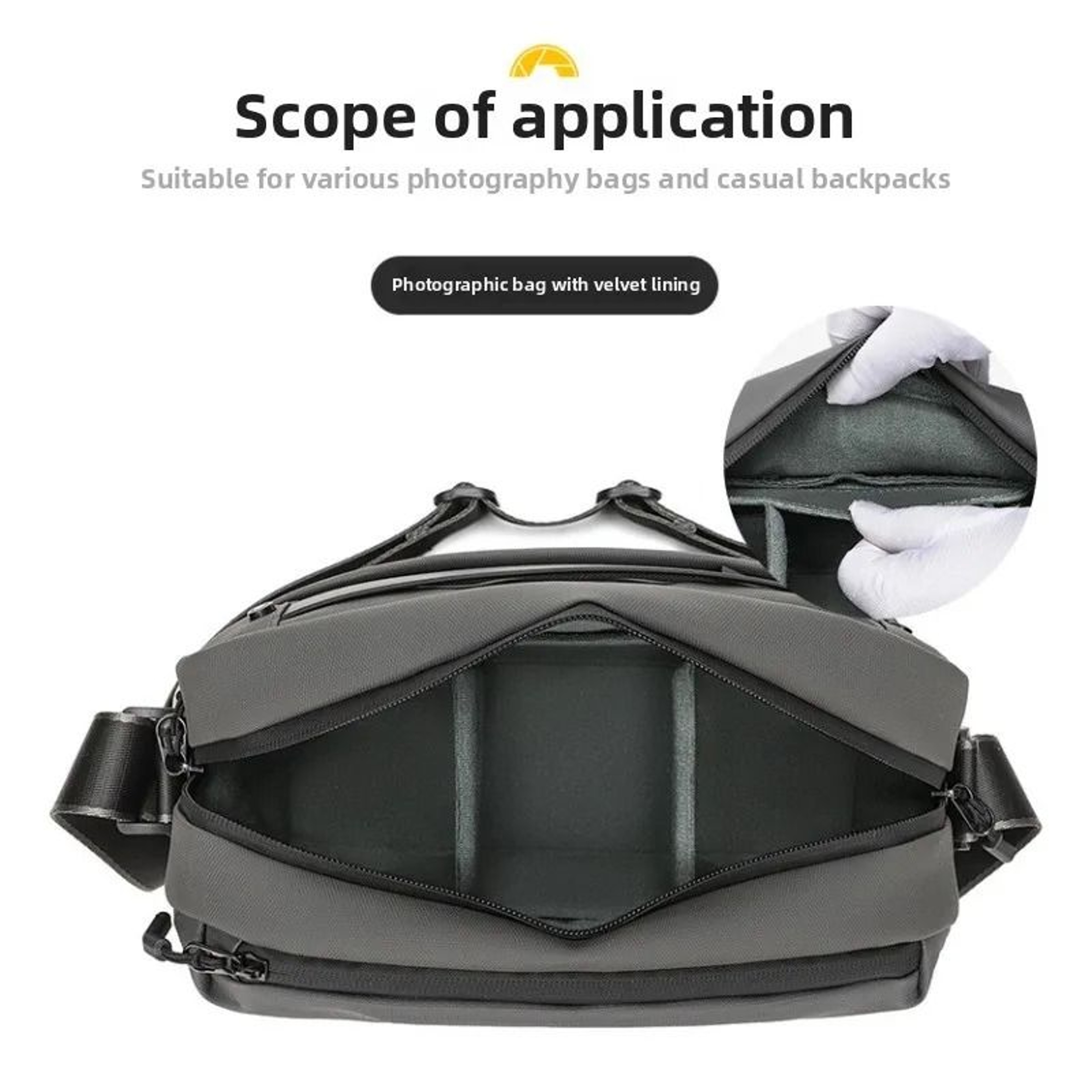 Moisture Proof Shock Proof Camera Lens Liner Storage Case 0