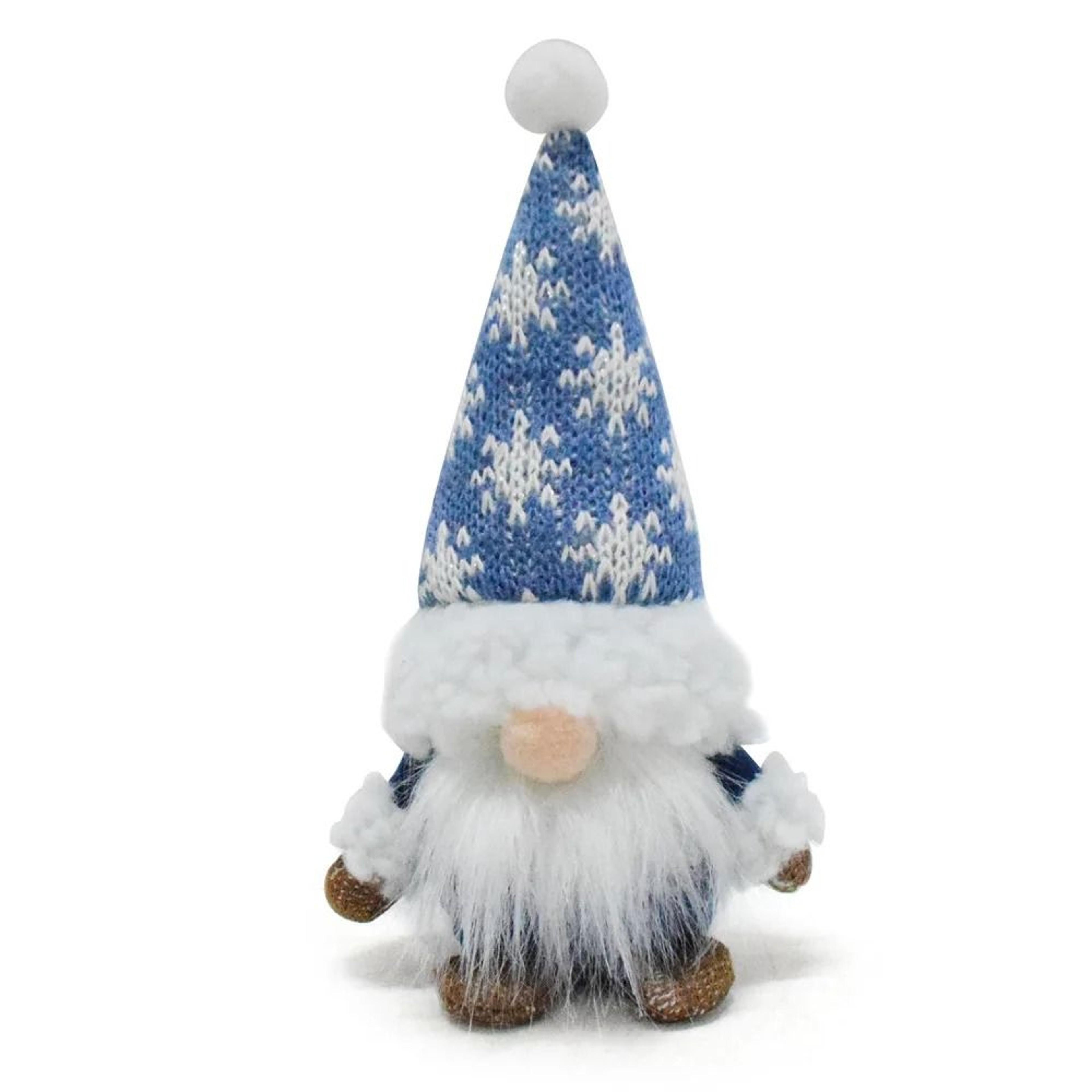 Blue Christmas Gnome Ornaments Dwarf Doll Holiday Decorations 4