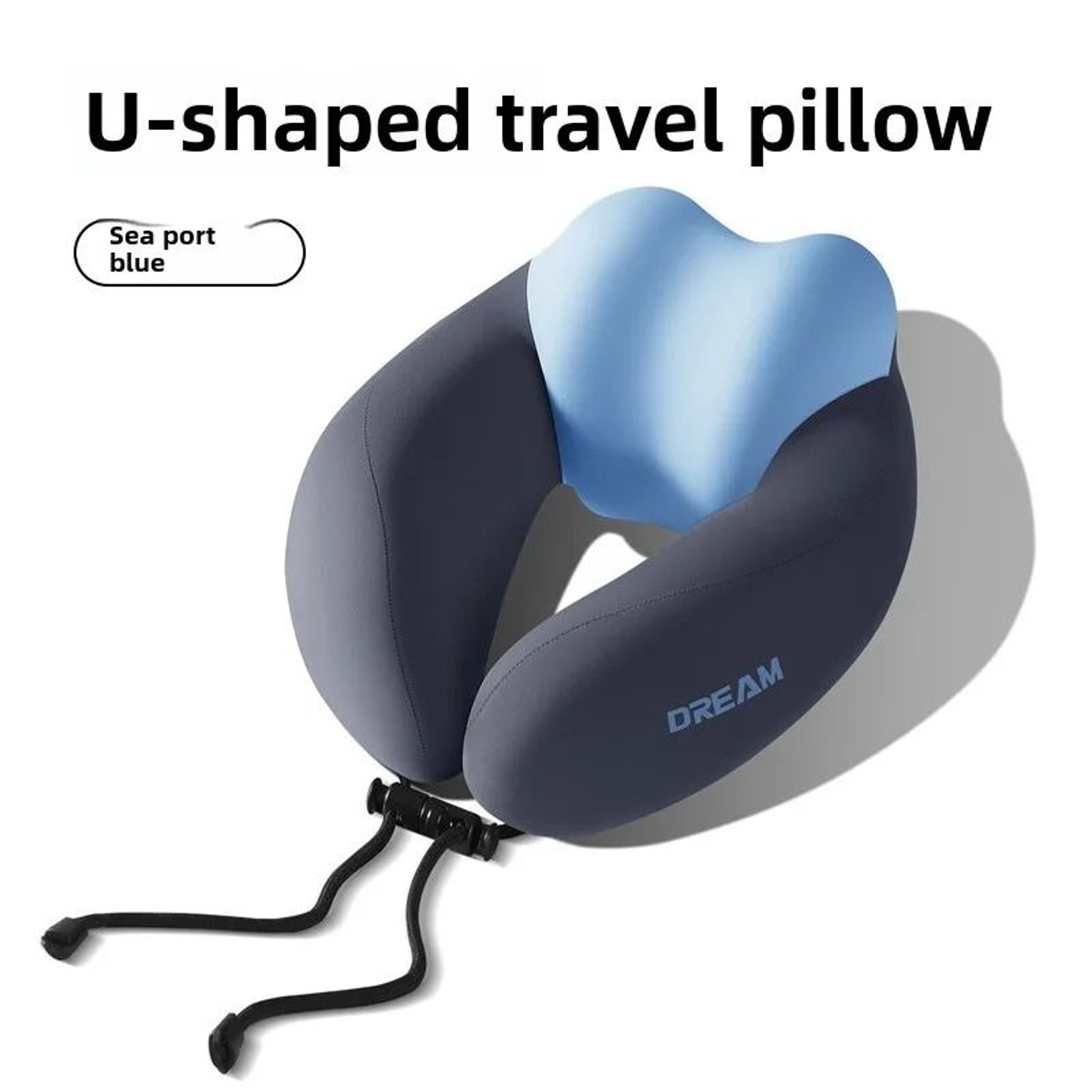 Ergonomic Memory Foam Travel Neck Pillow With Cervical Support And Washable Cover 3