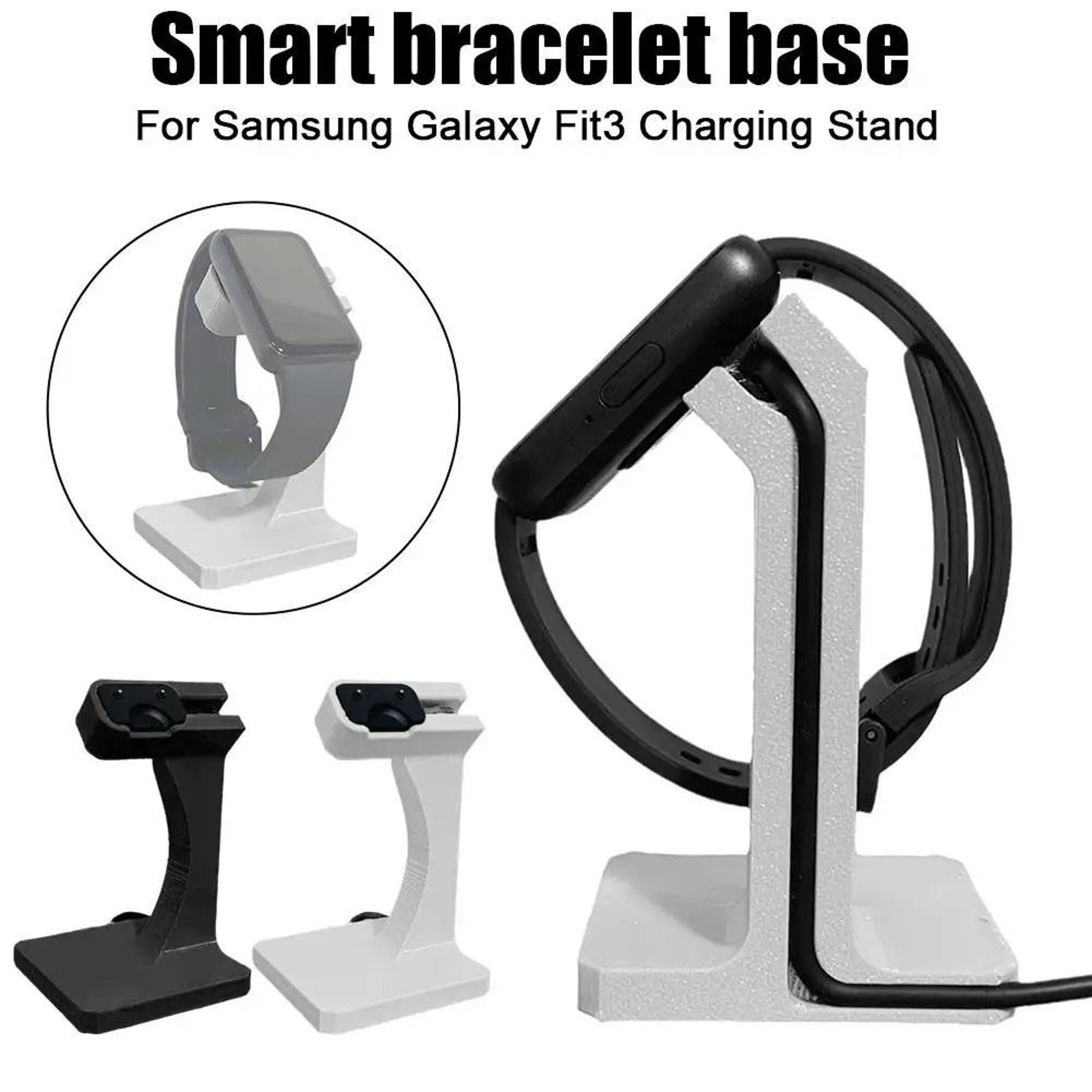 Samsung Fit 3 Charging Stand Smart Bracelet Holder Fast Charging Storage Base 7