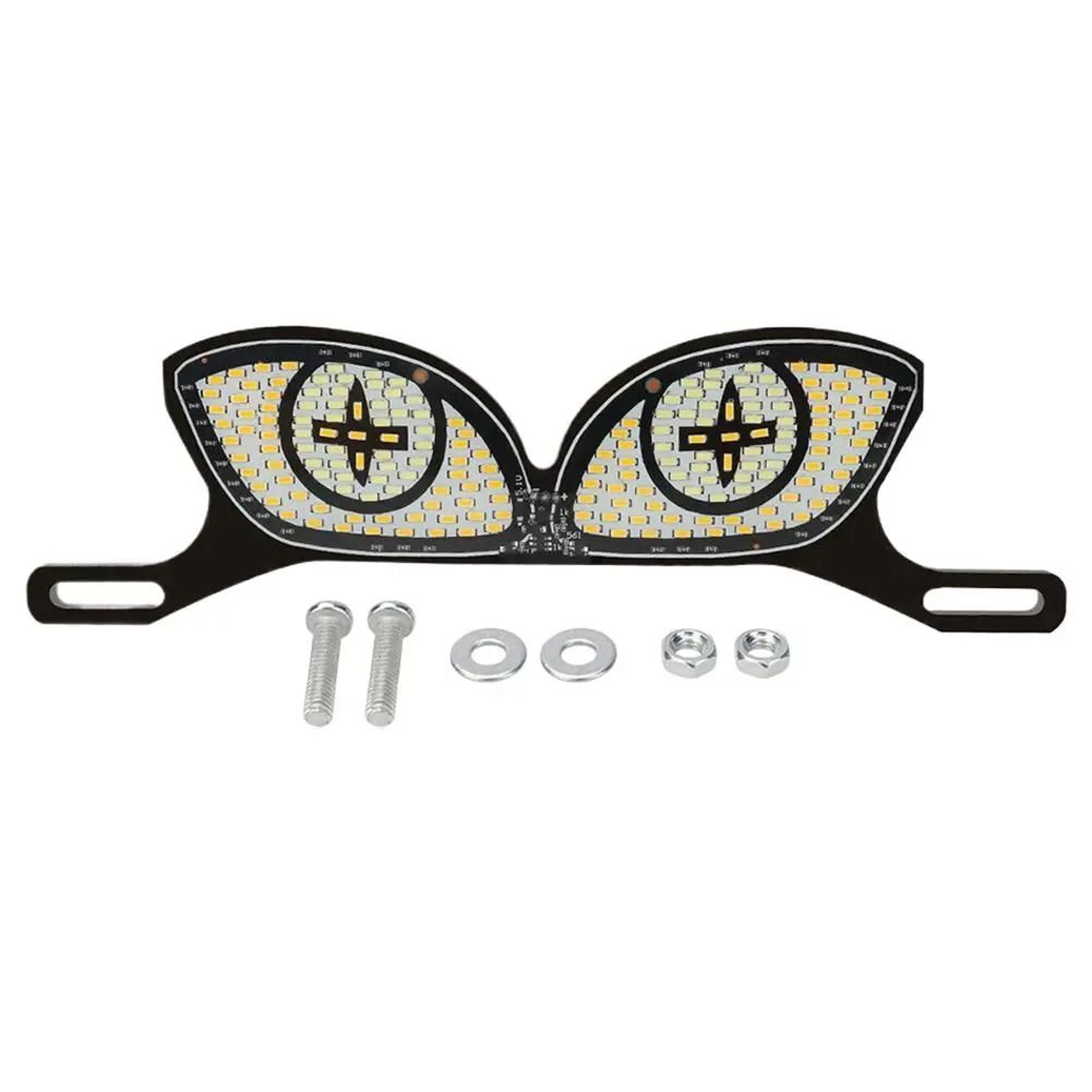 Universal Motorcycle License Plate Light LED License Plate Screw Running Signal Light 4