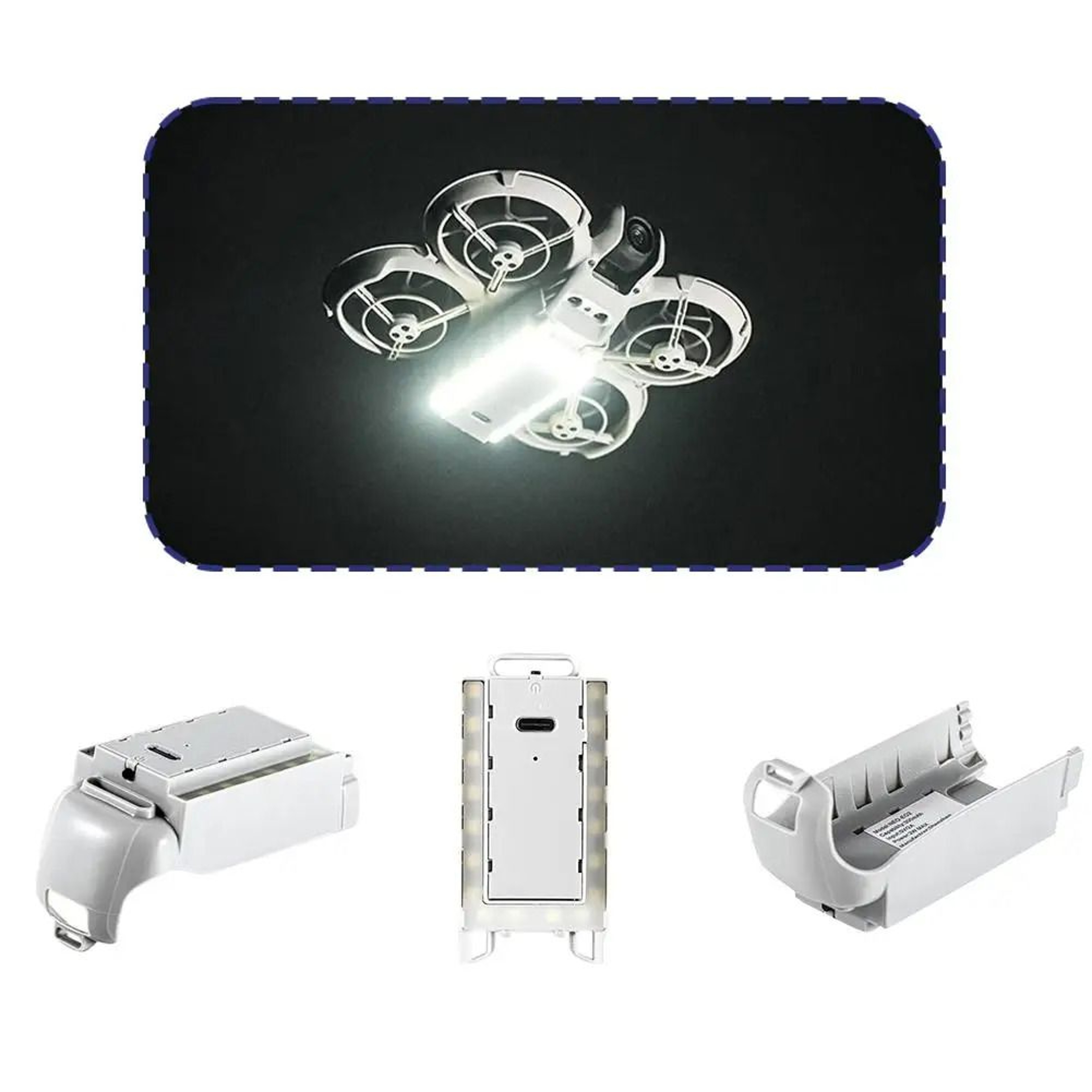 DJI NEO Landing Gear Light Rechargeable Drone Night Light Height Extension 2