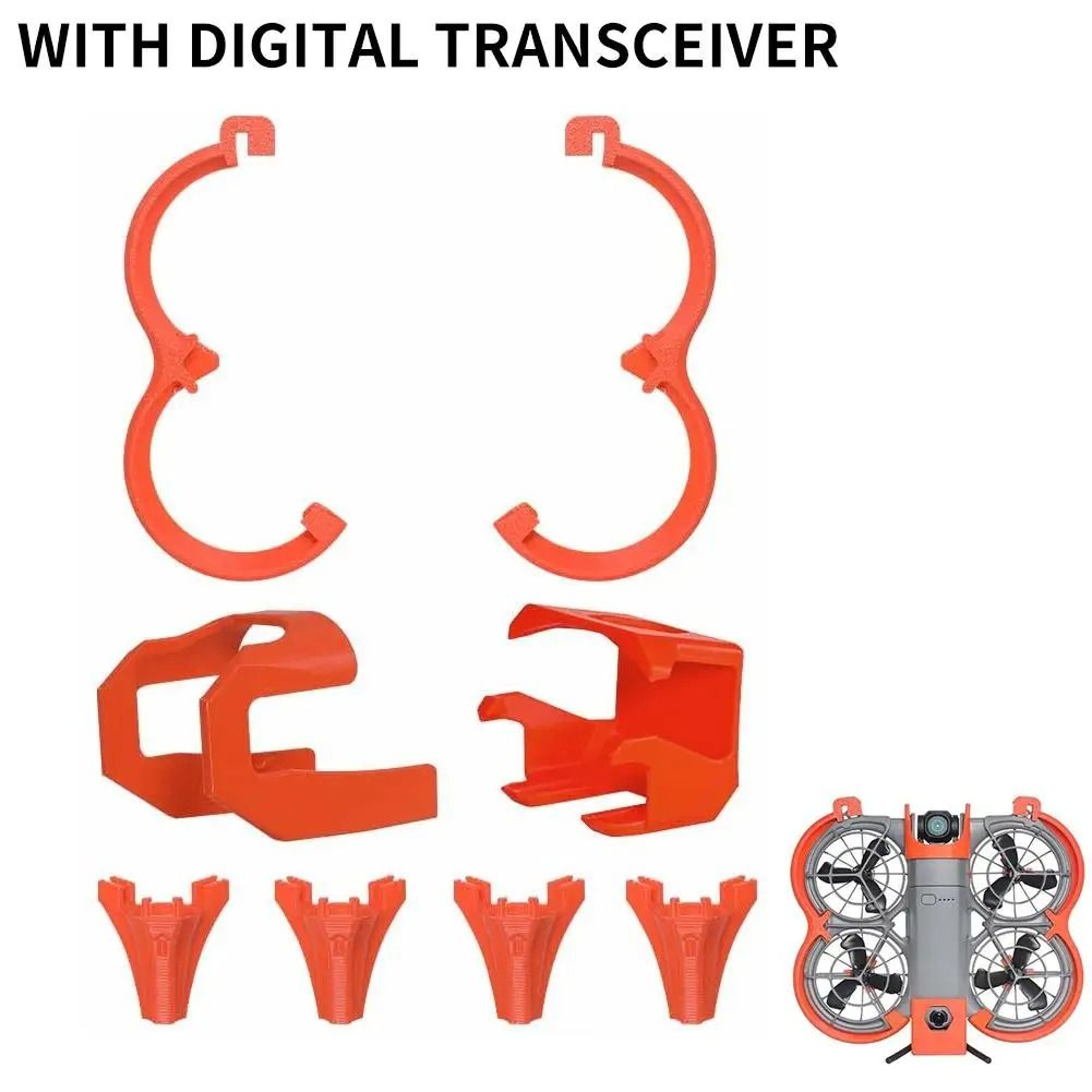 DJI NEO2 Propeller Guard Anti Collision Drone Propeller Protection Rings 0