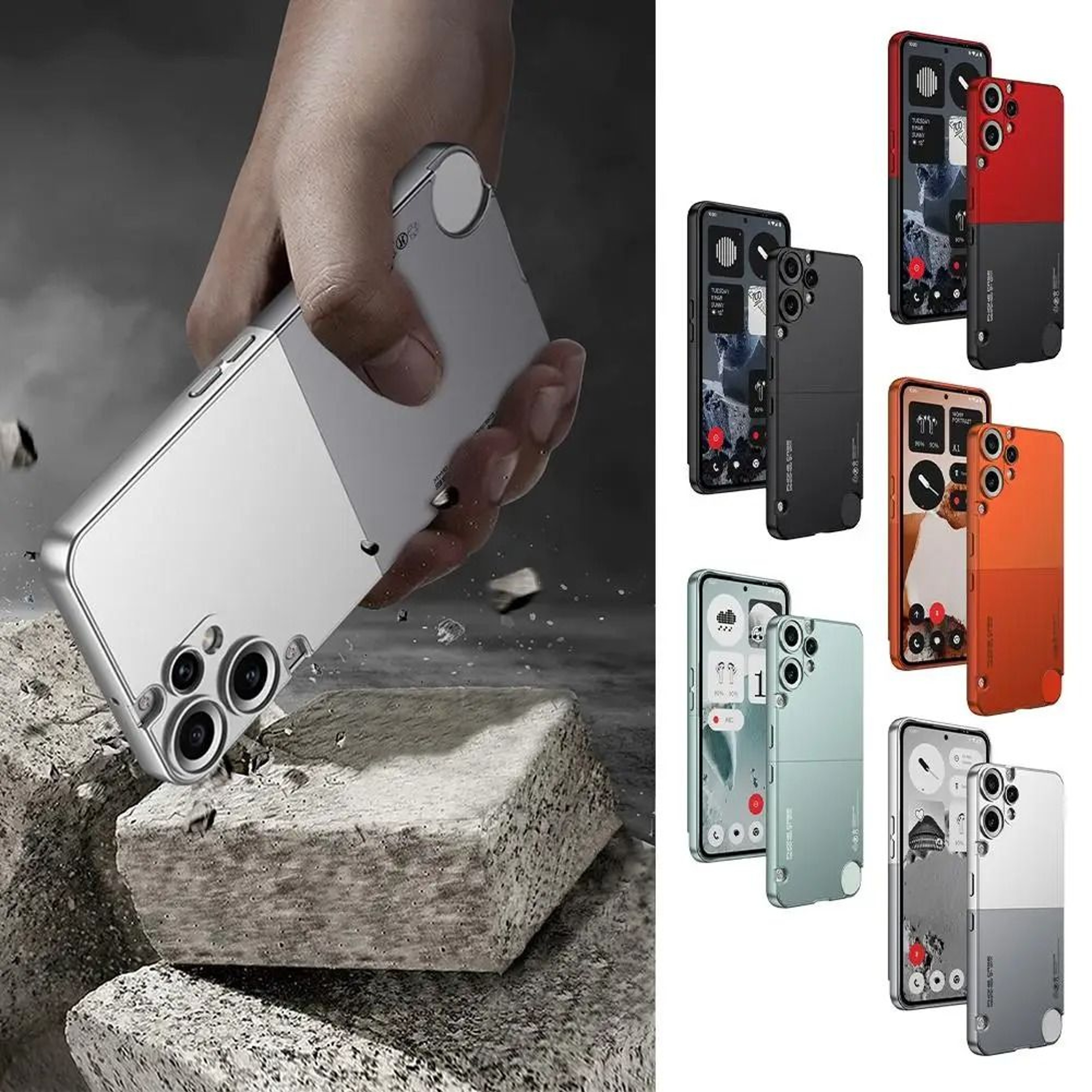 Nothing CMF 2 Pro Case Color Collision Shockproof Phone Case Luxury Back Cover – view 21