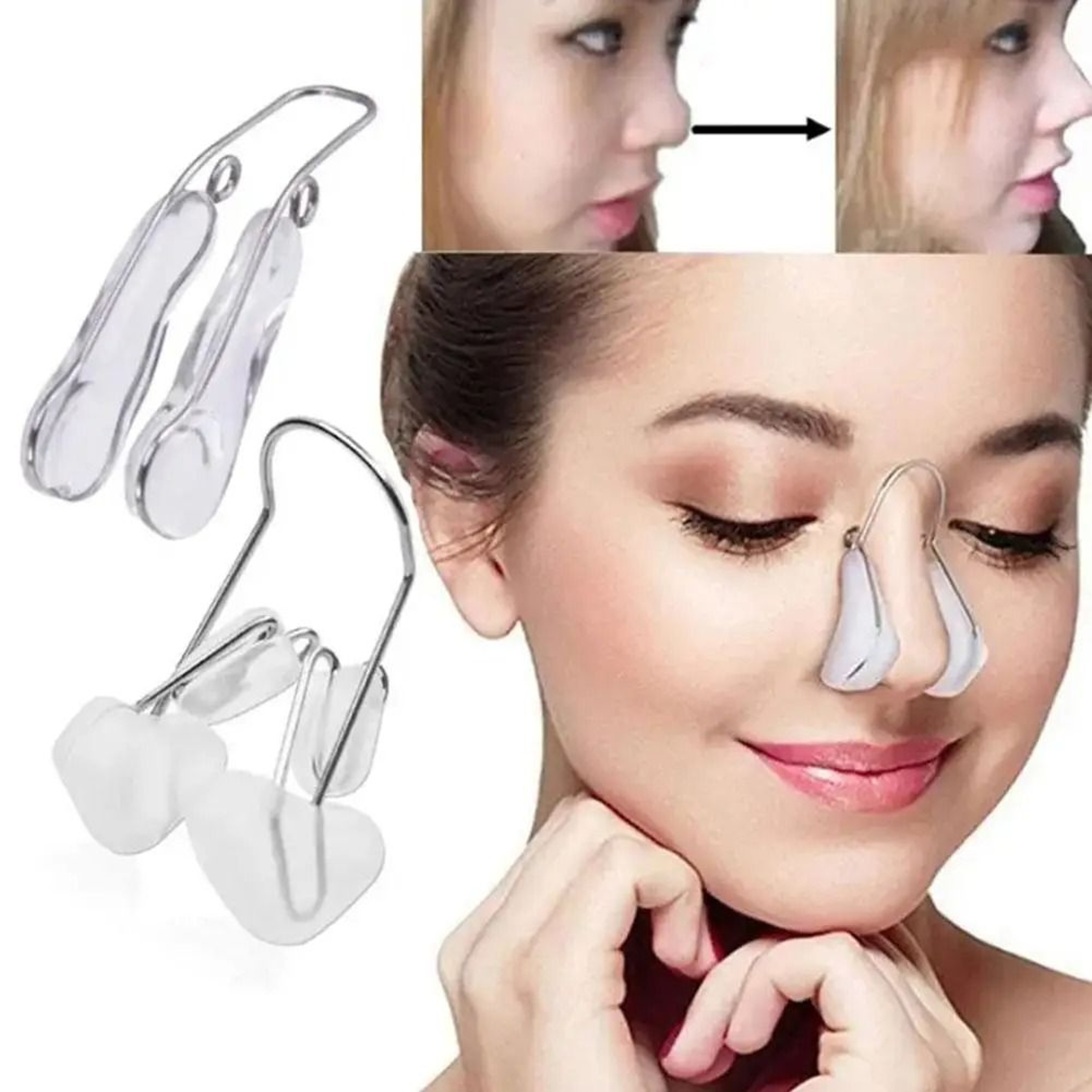 Comfort Fit Nose Shaper Clip Silicone Nose Lifter Tool For Daily Use 7
