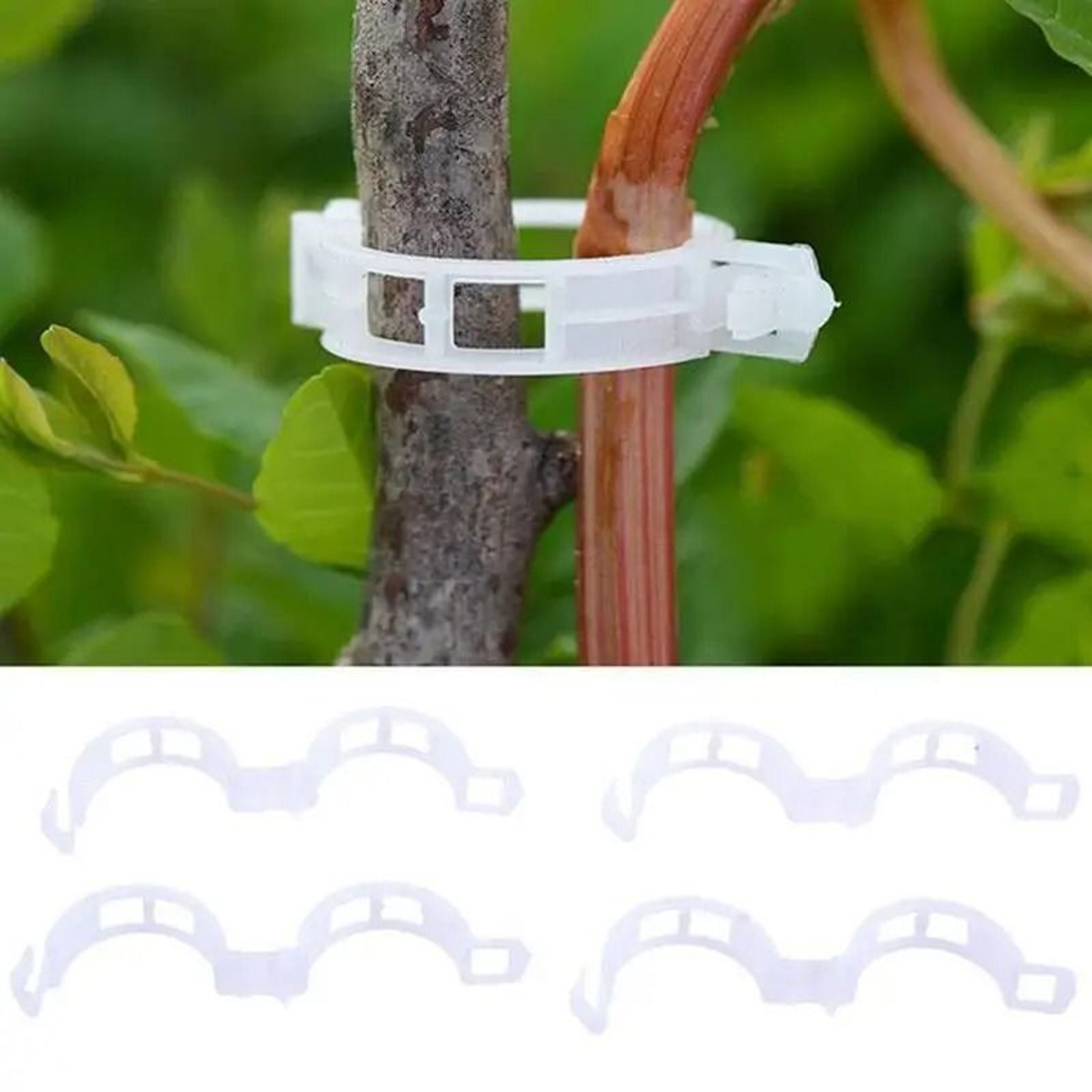 Reusable Plant Support Clips Garden Vine Fixing Clips For Trellis And Stakes 8