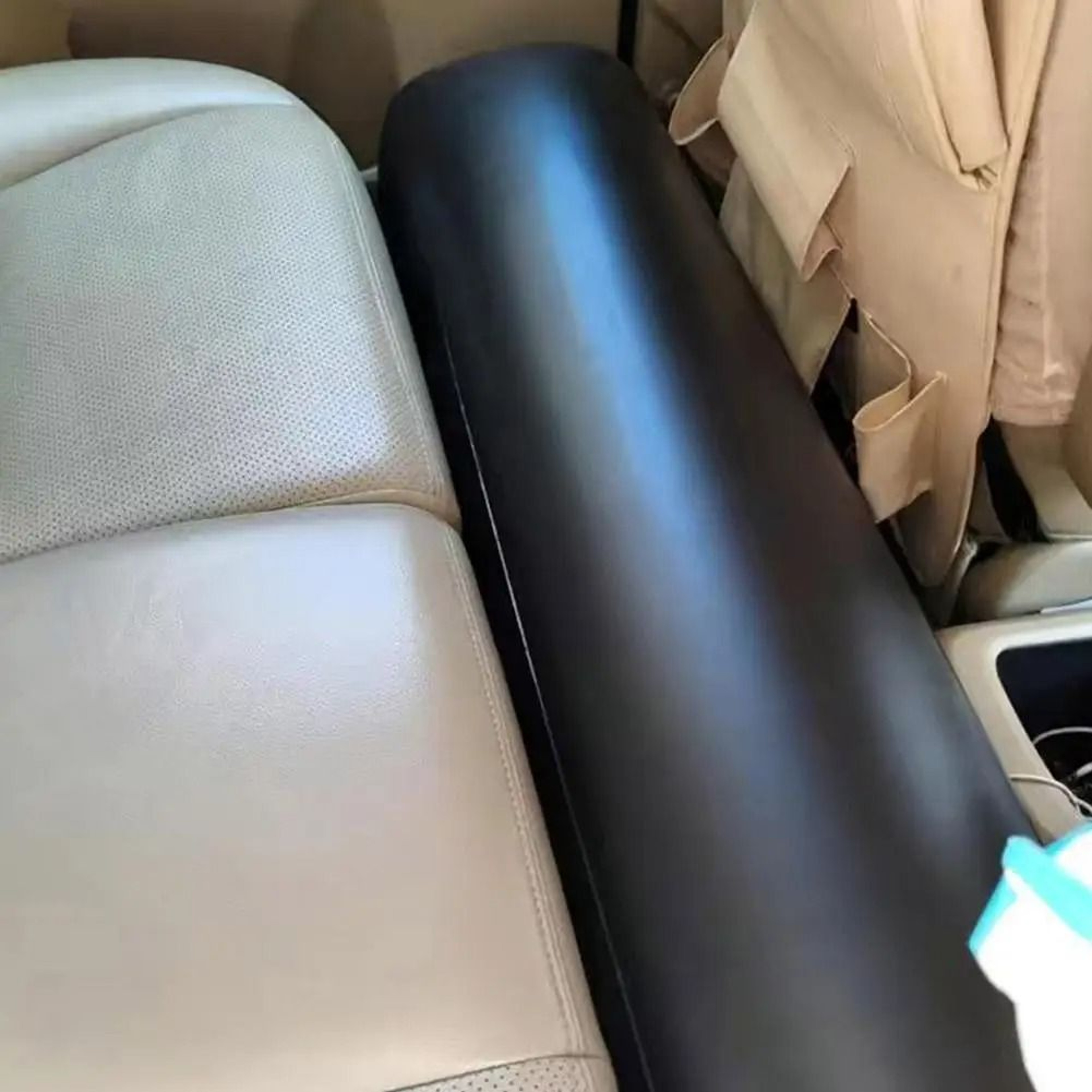 Foldable Car Inflatable Bed Rear Seat Car Travel Bed With Gap Filler Pads 4