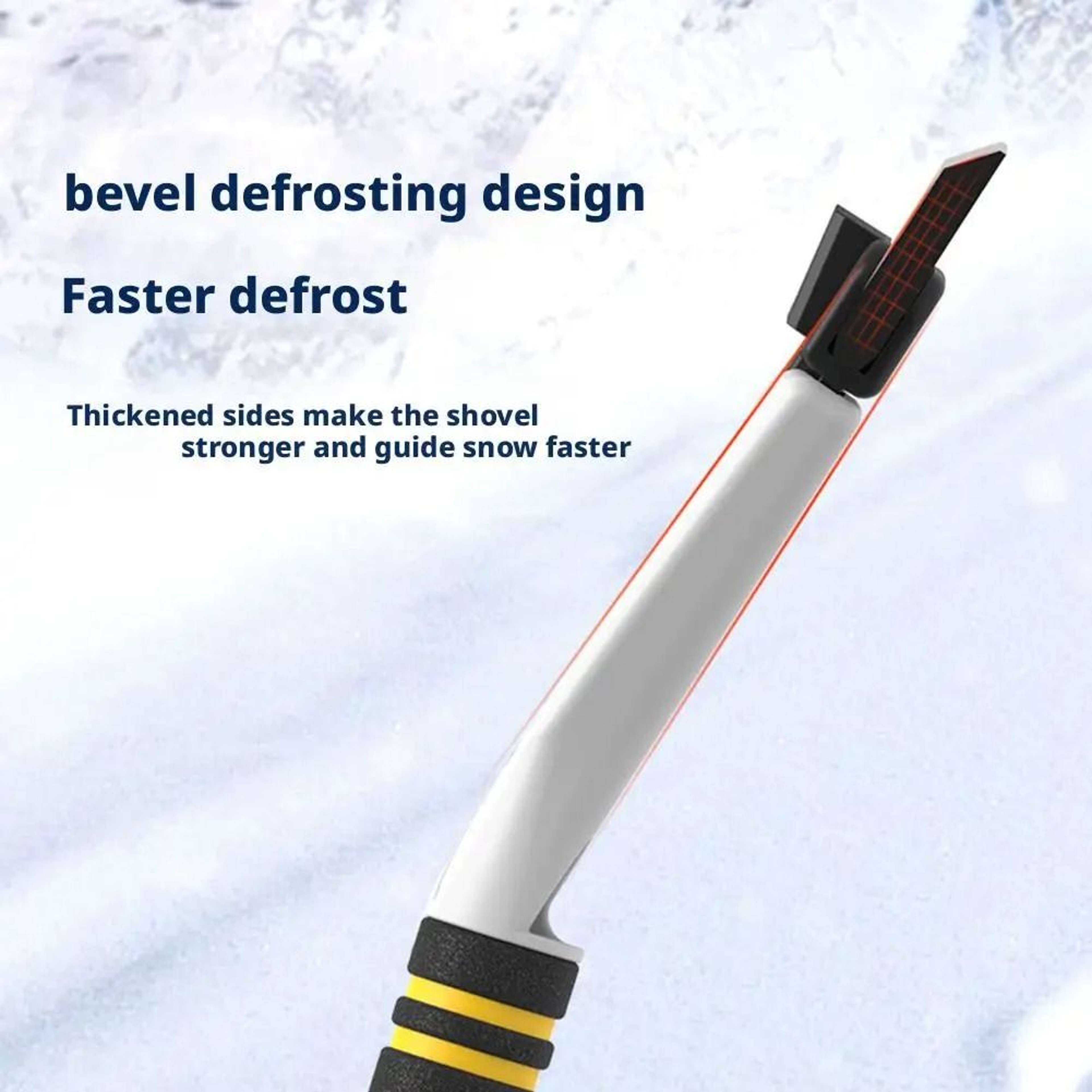 Multi Functional Car Snow Scraper Ice Scraper Tool For Windshield Cleaning 3