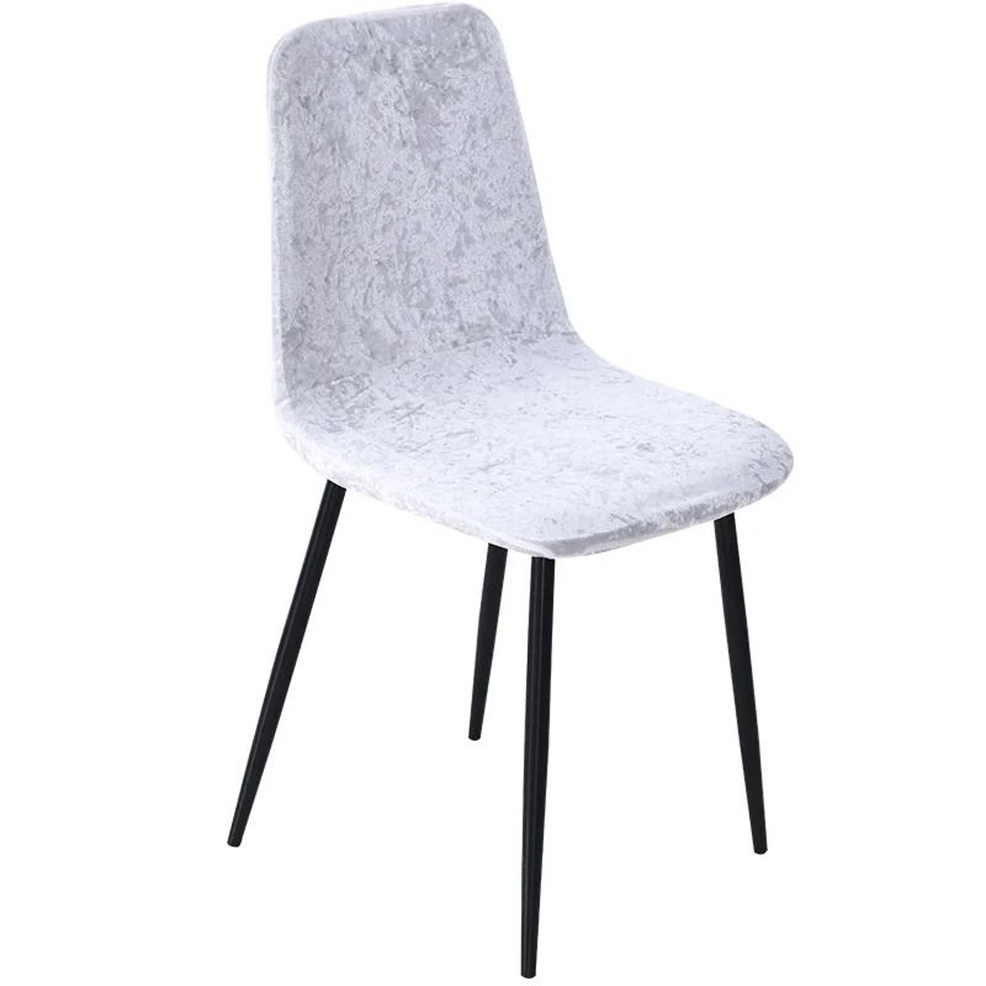 Velvet Shell Chair Cover Stretch Seat Protector For Bar And Dining Chairs 11