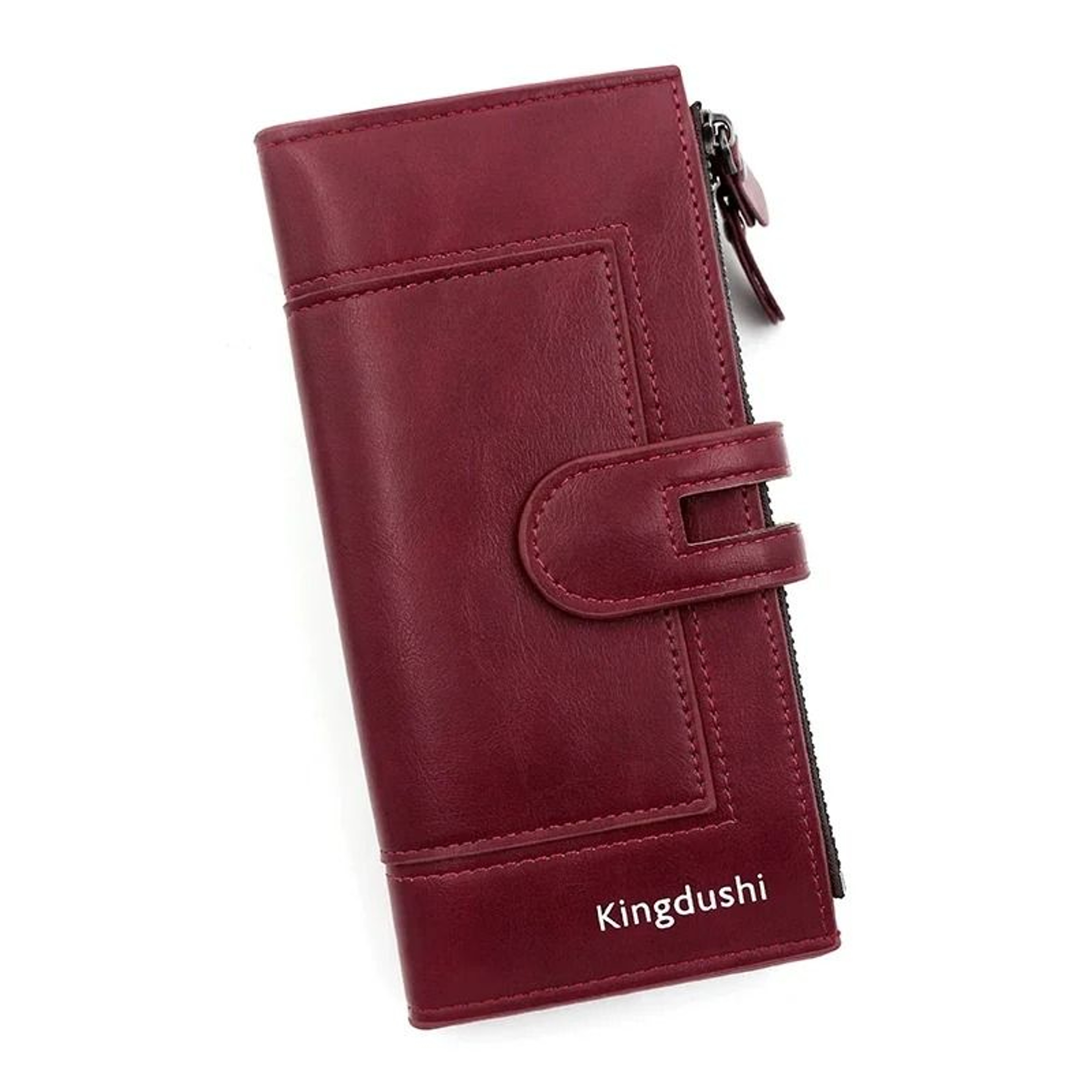 Womens Long Zipper Wallet Large Capacity Phone And Card Organizer 3