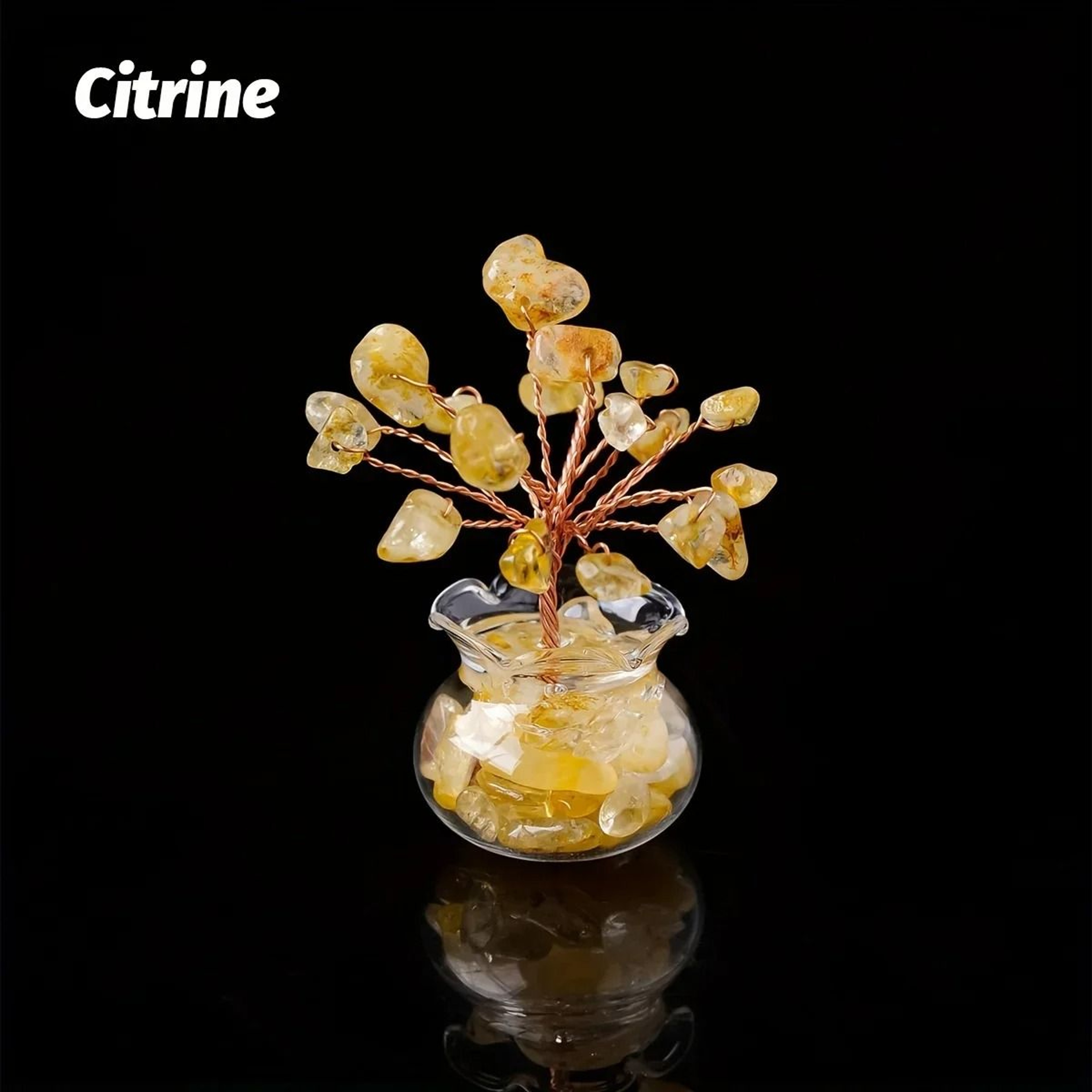 Amethyst Crystal Tree Handmade Healing Stone Home Decor 1