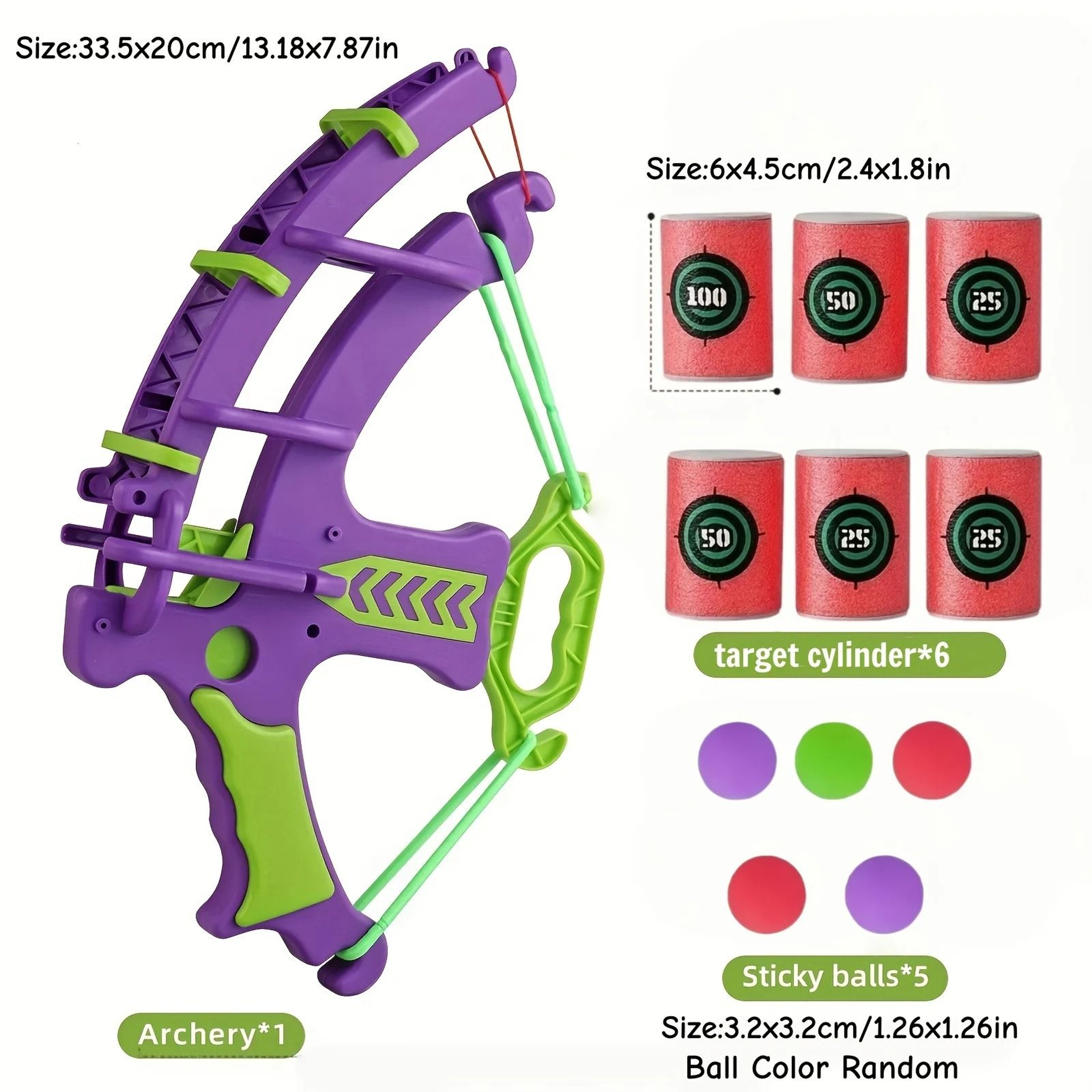 Soft Foam Dart Target Toy Indoor Archery Set For Kids 2