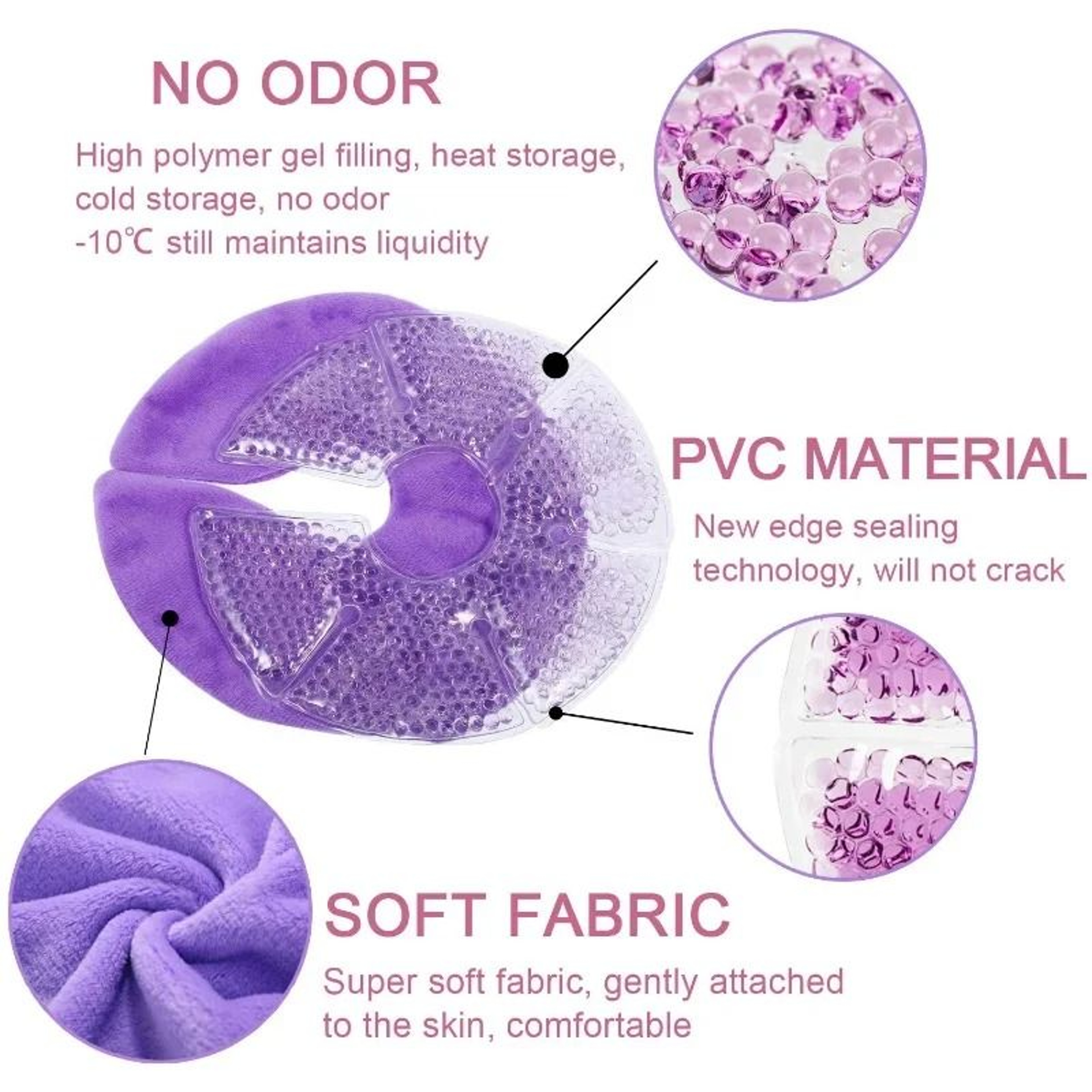 Hot And Cold Breast Therapy Pads Nursing Pain Relief Gel Pads 9