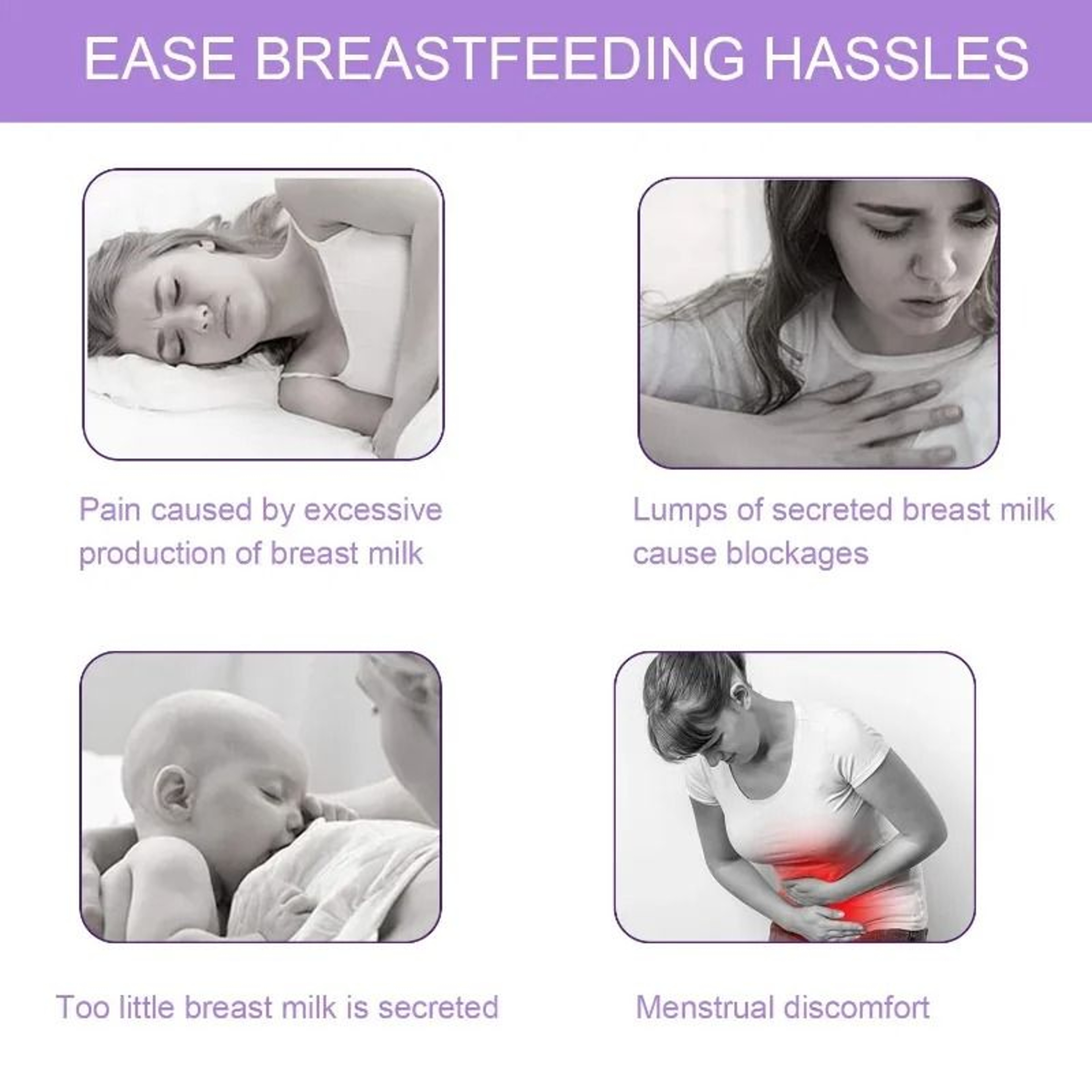 Hot And Cold Breast Therapy Pads Nursing Pain Relief Gel Pads 7