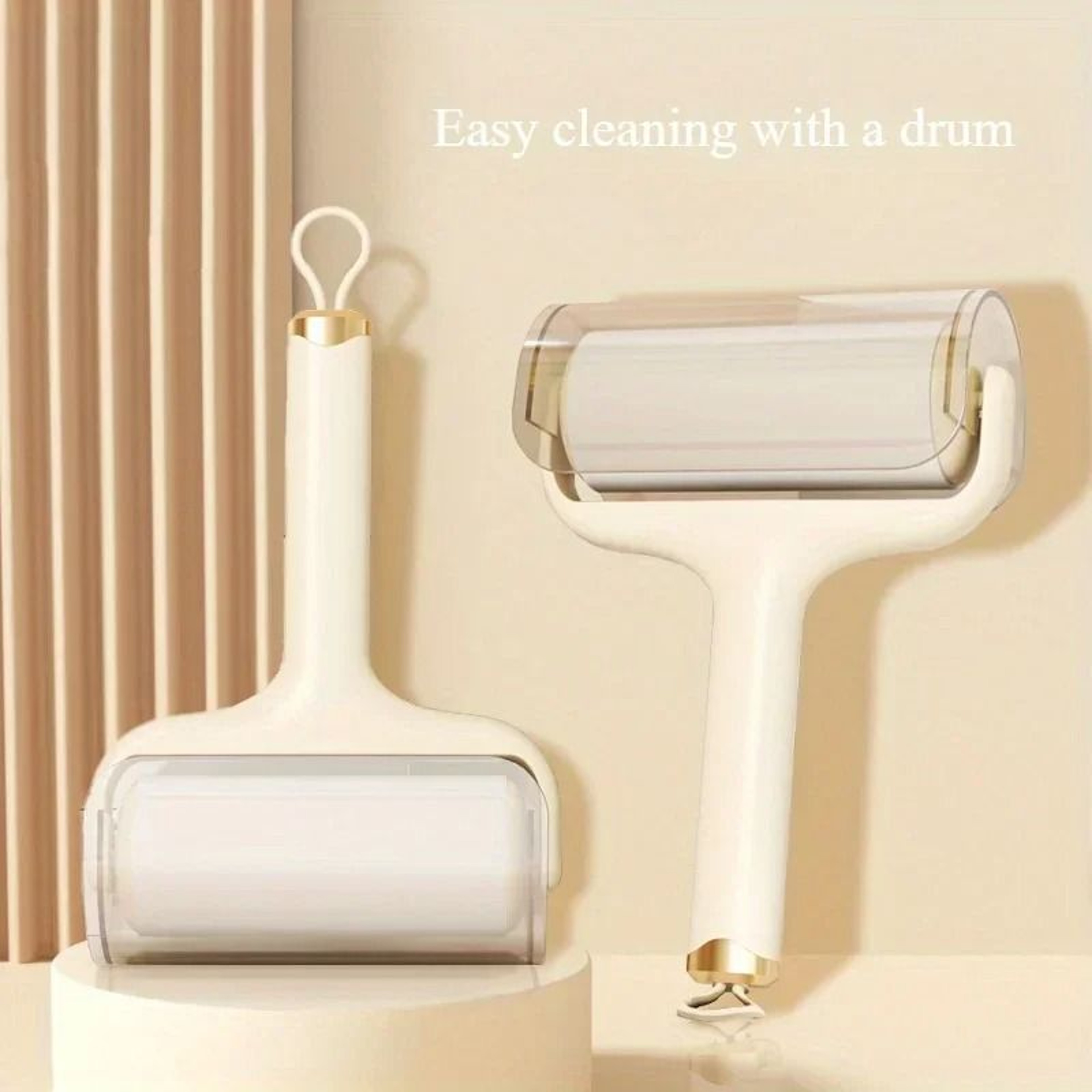 Reusable Adhesive Hair Remover Roller Pet Fur Lint Cleaner 0
