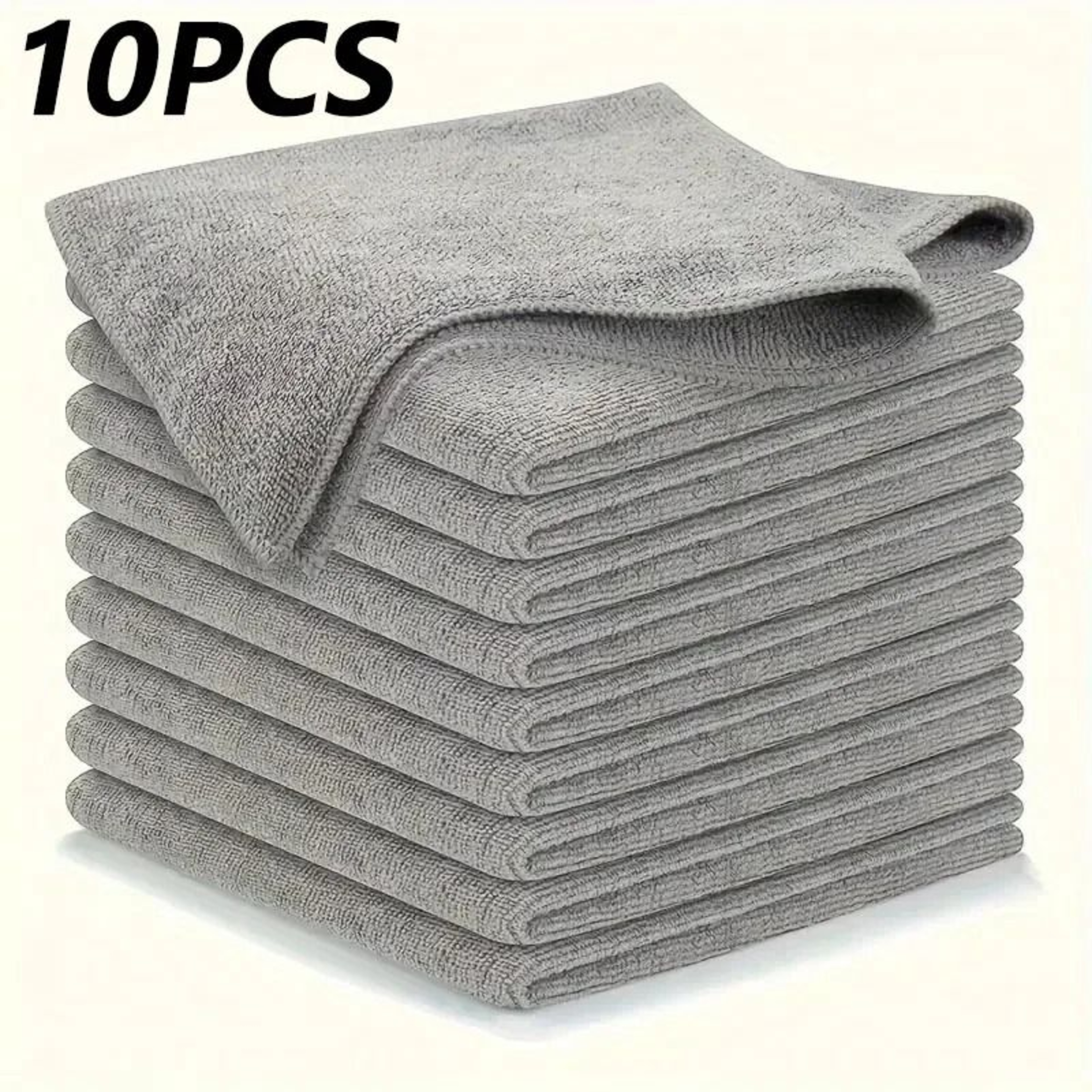 Thick Microfiber Cleaning Cloth Lint Free Absorbent Towel Set 3