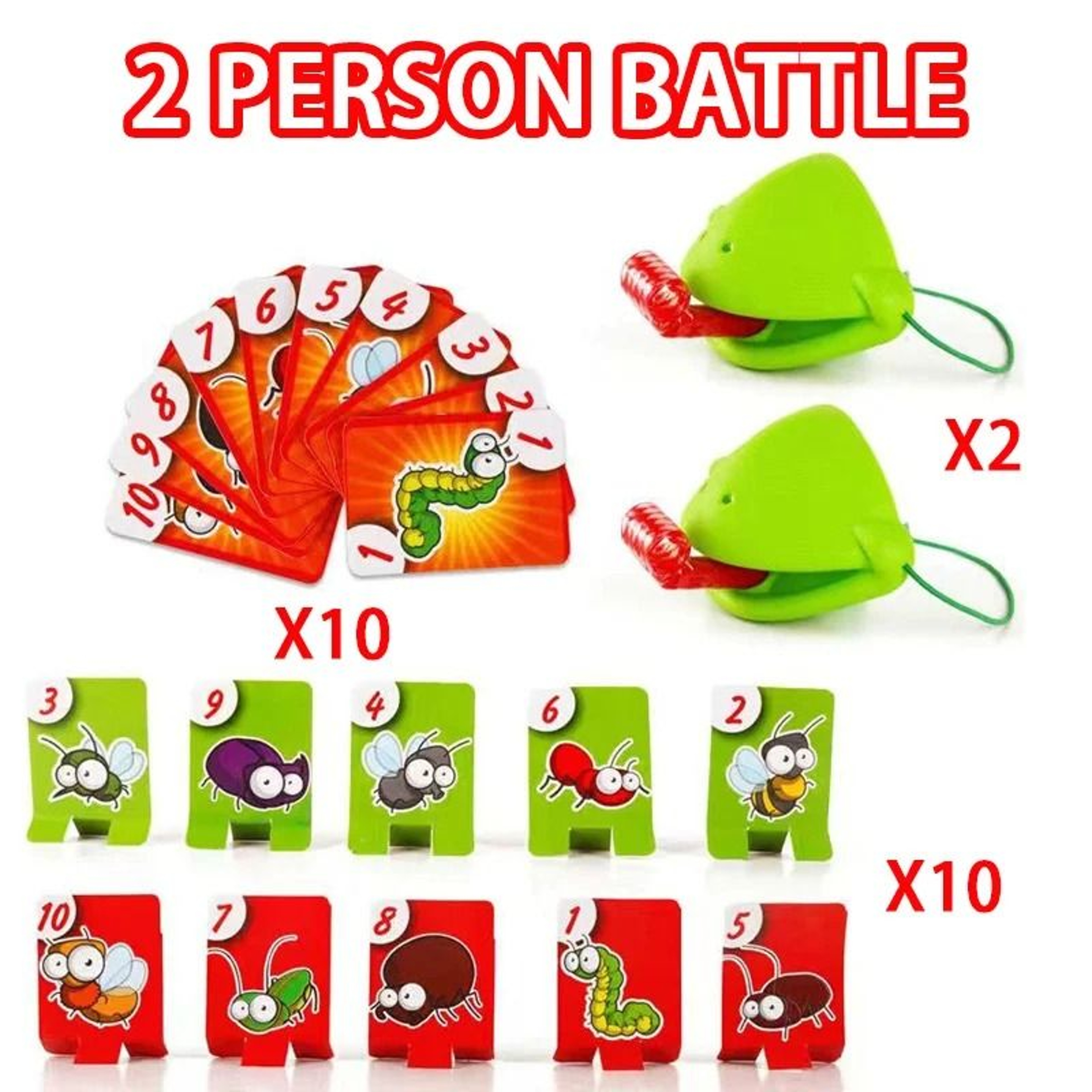 Frog Lizard Tongue Game Mask Fun Interactive Family Board Game 1