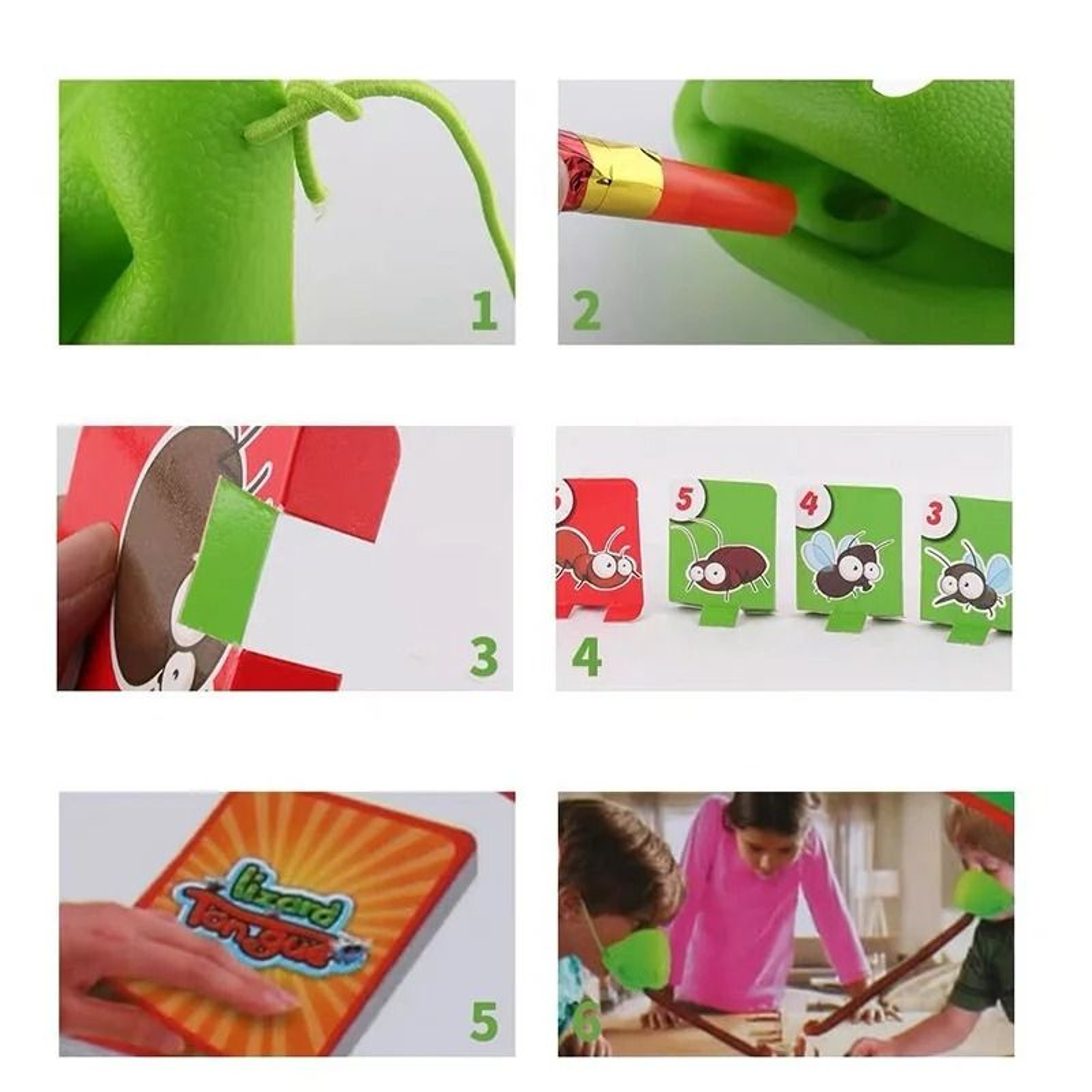 Frog Lizard Tongue Game Mask Fun Interactive Family Board Game 5